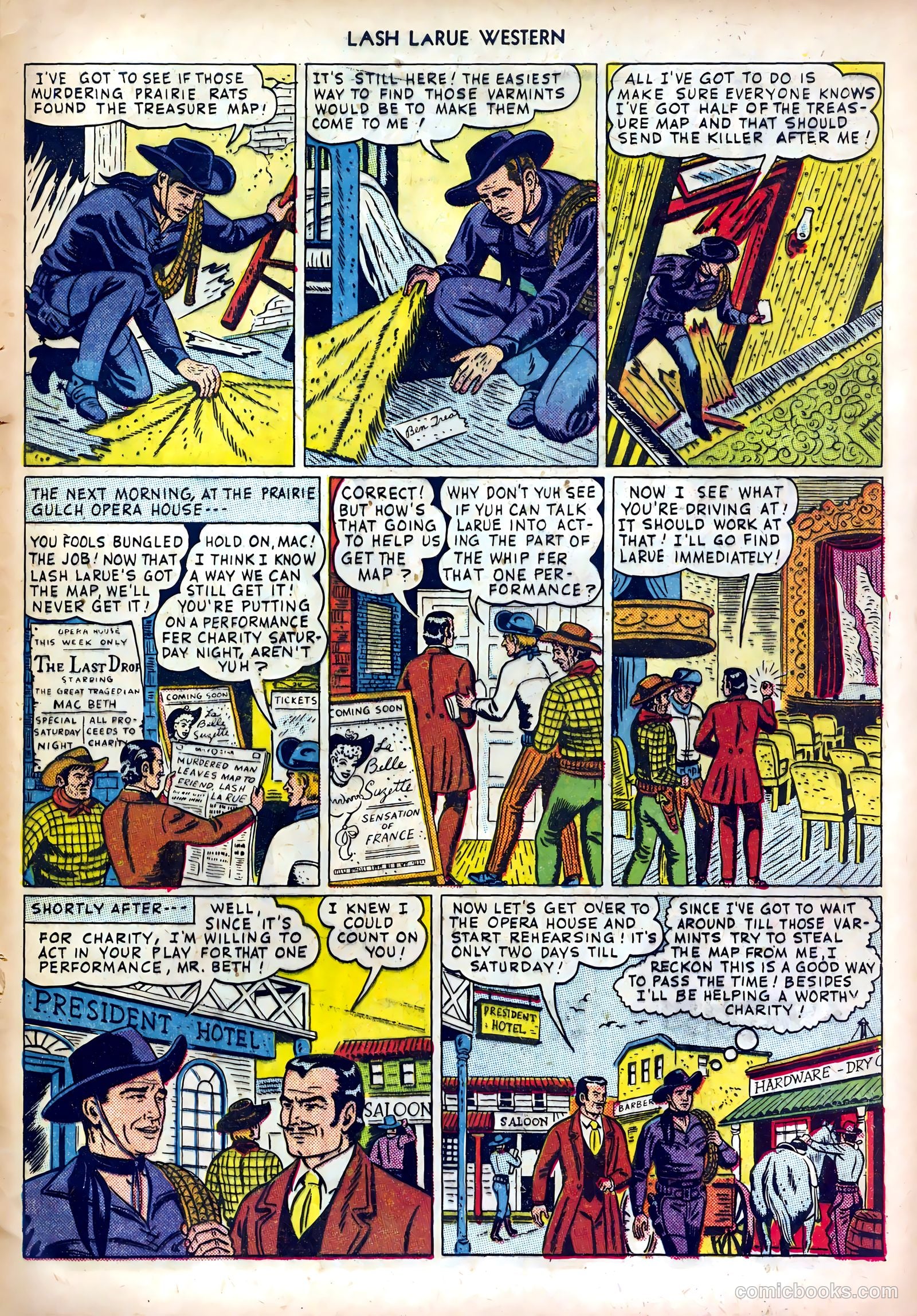 Lash LaRue Western #4 (1950) — page 29 of 36