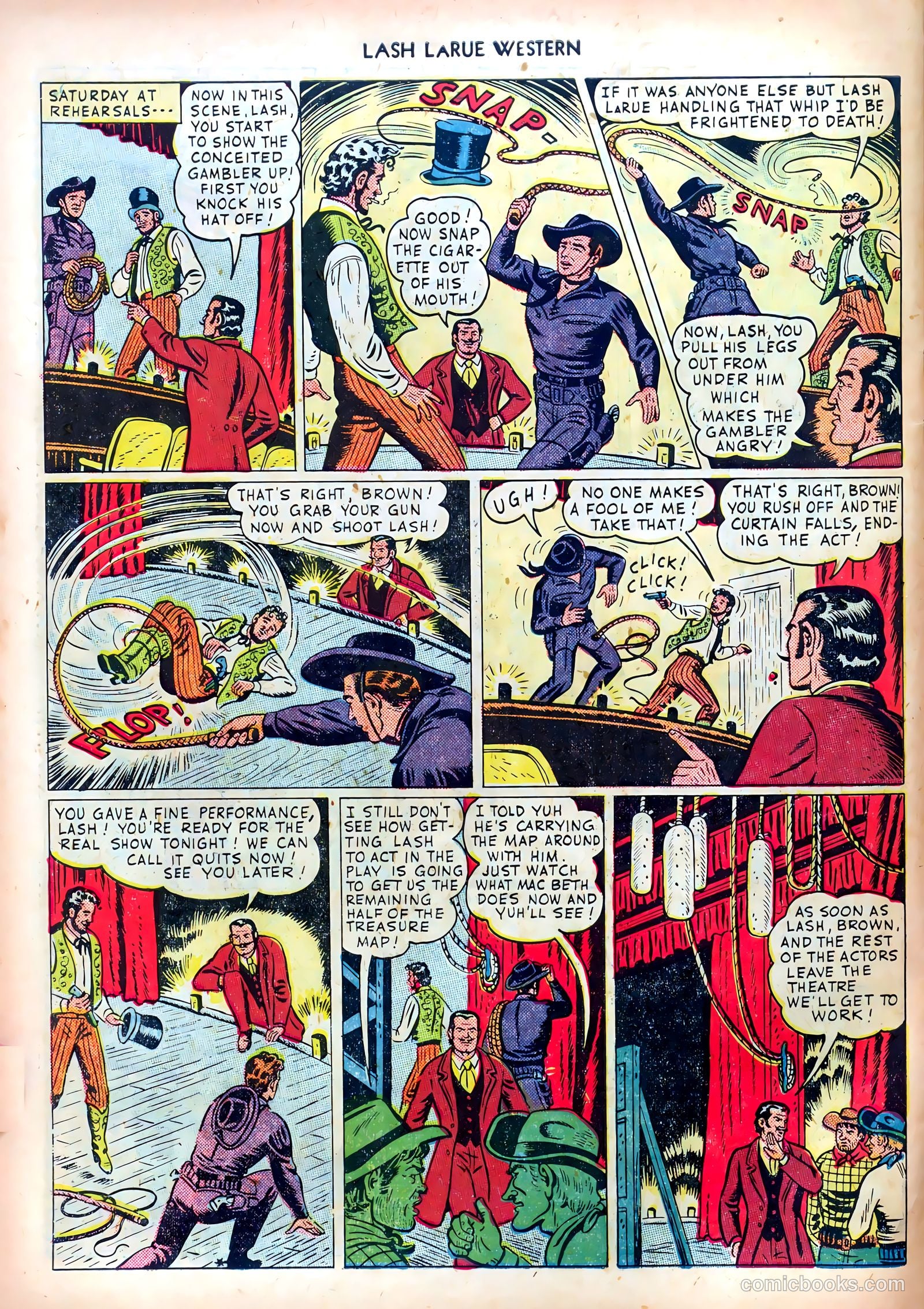 Lash LaRue Western #4 (1950) — page 30 of 36