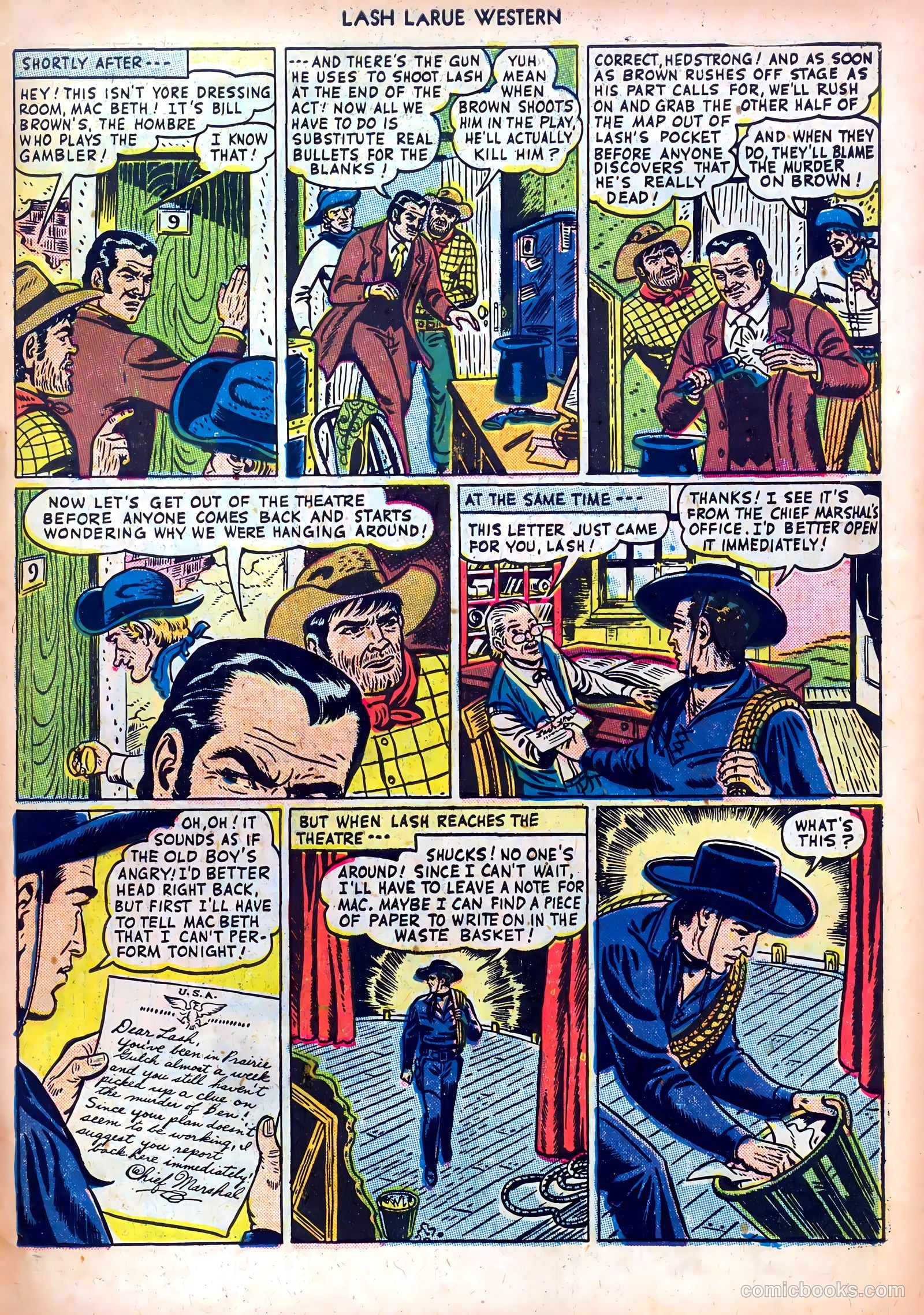 Lash LaRue Western #4 (1950) — page 31 of 36