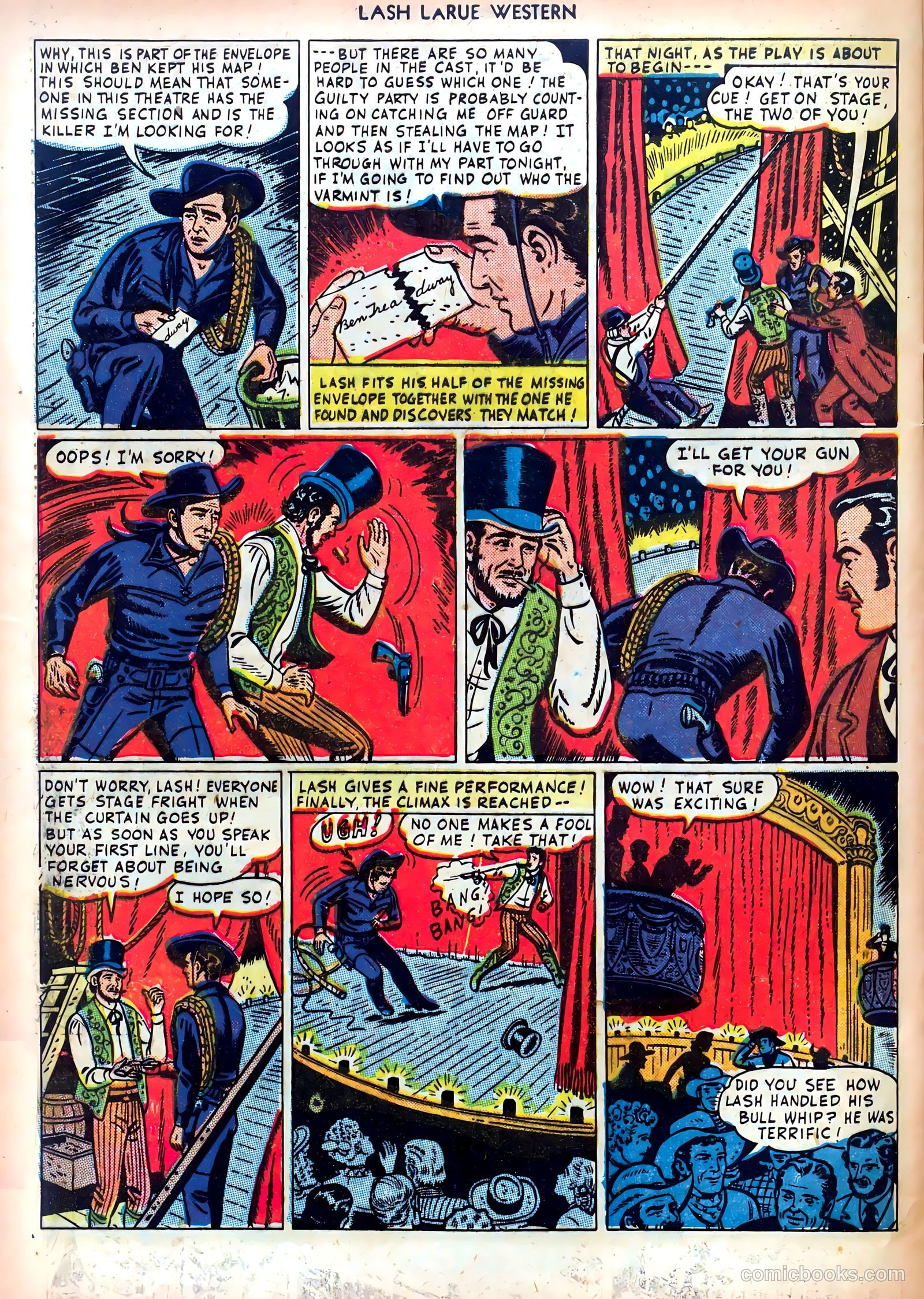 Lash LaRue Western #4 (1950) — page 32 of 36