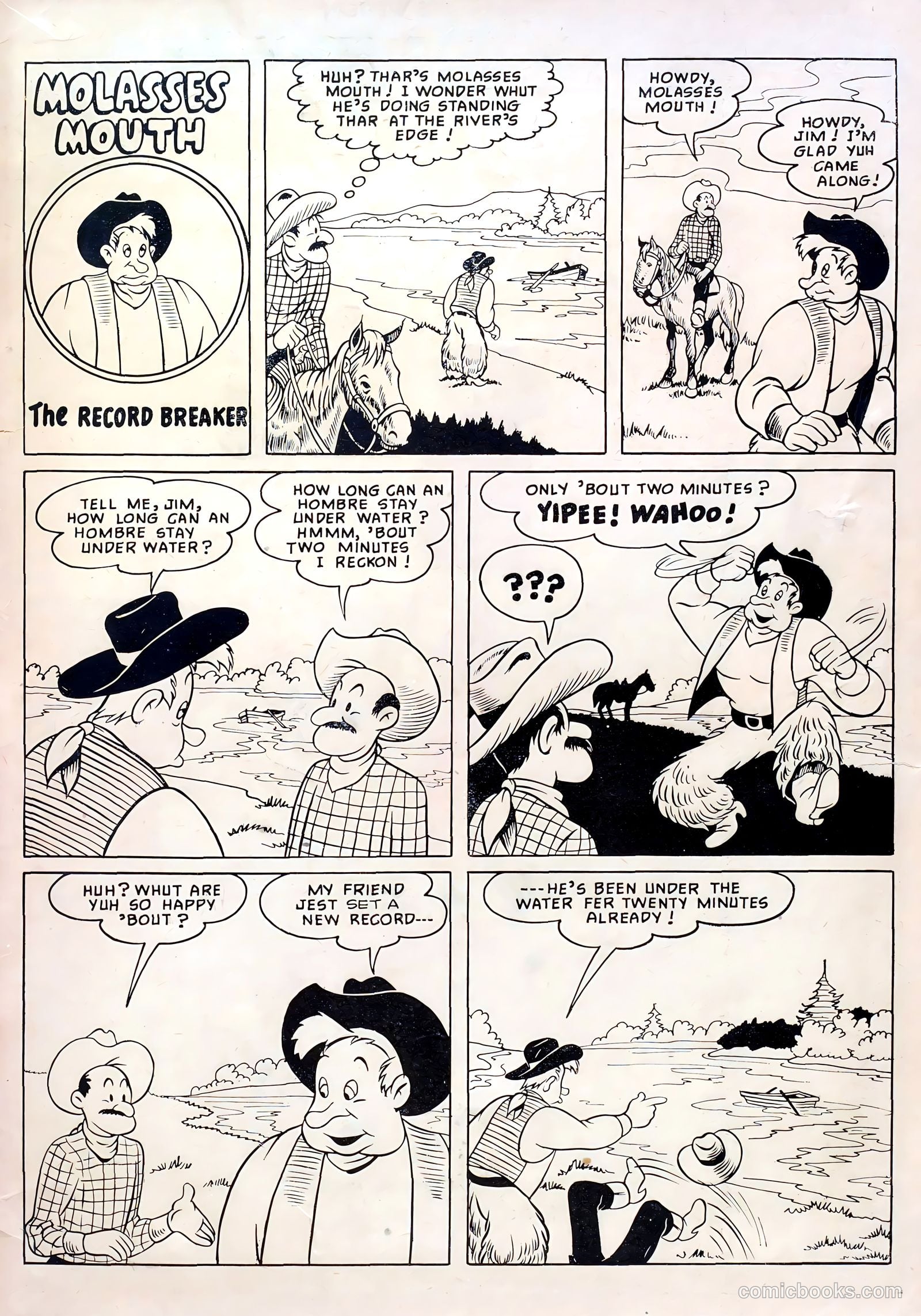 Lash LaRue Western #4 (1950) — page 35 of 36