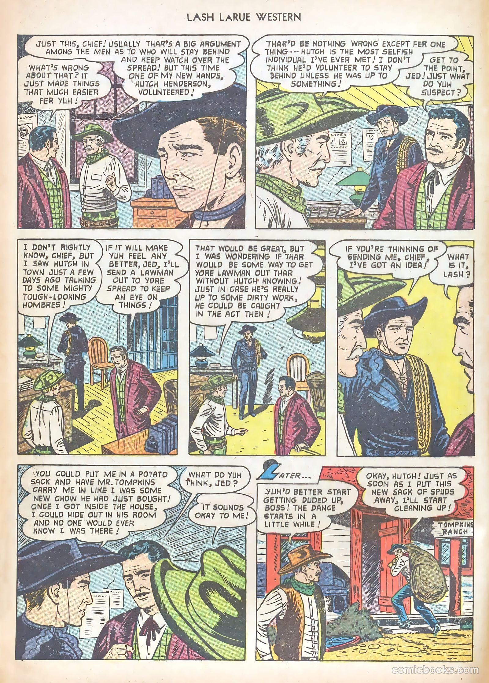 Lash LaRue Western #40 (1953) — page 4 of 37