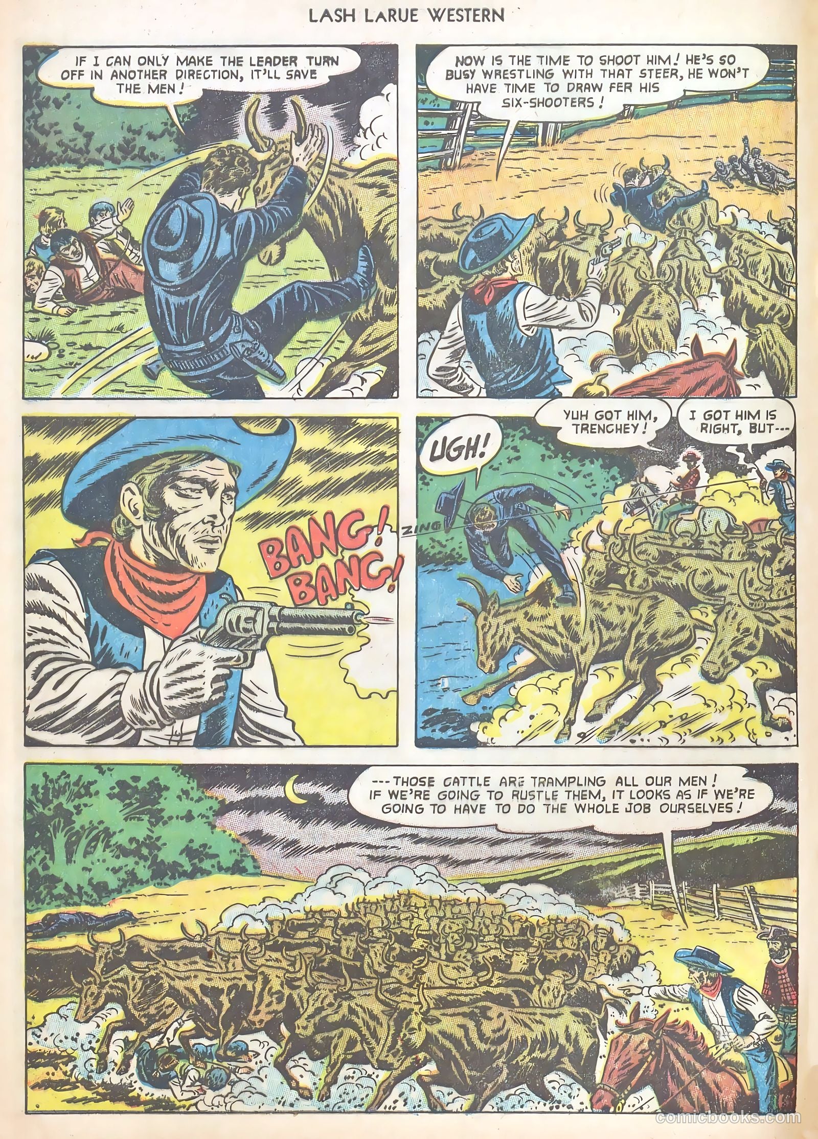Lash LaRue Western #40 (1953) — page 8 of 37