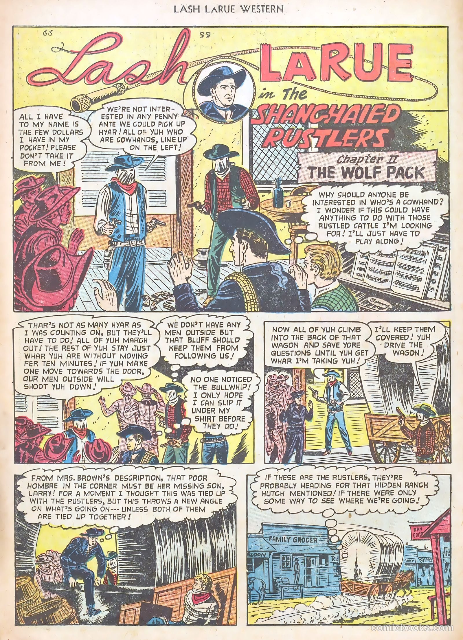 Lash LaRue Western #40 (1953) — page 14 of 37