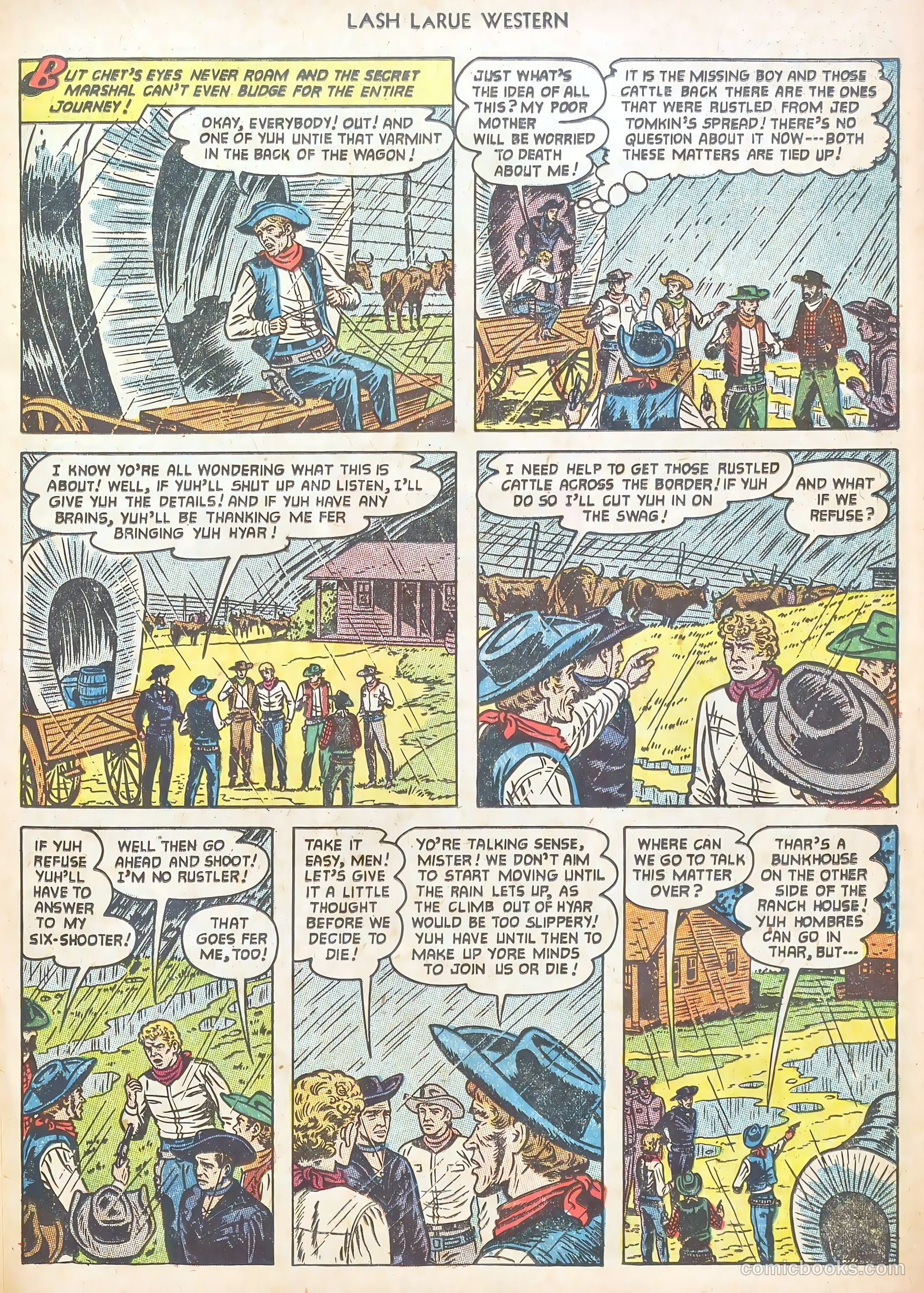 Lash LaRue Western #40 (1953) — page 15 of 37