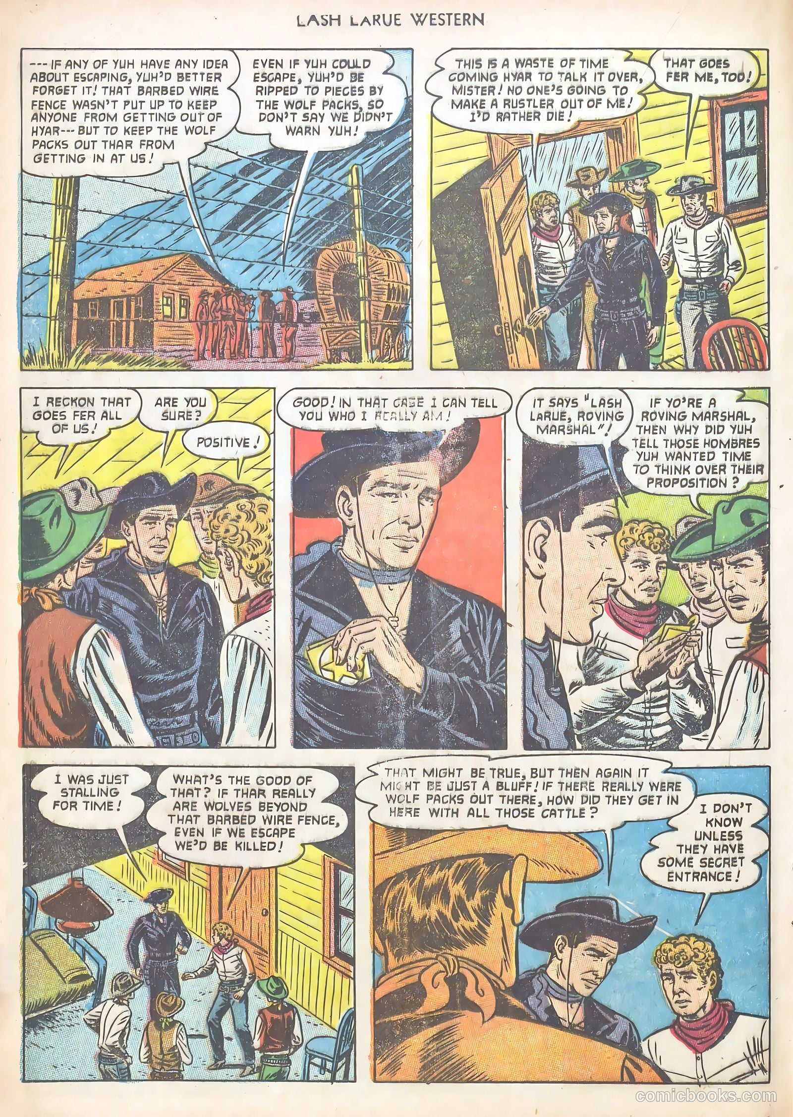 Lash LaRue Western #40 (1953) — page 16 of 37