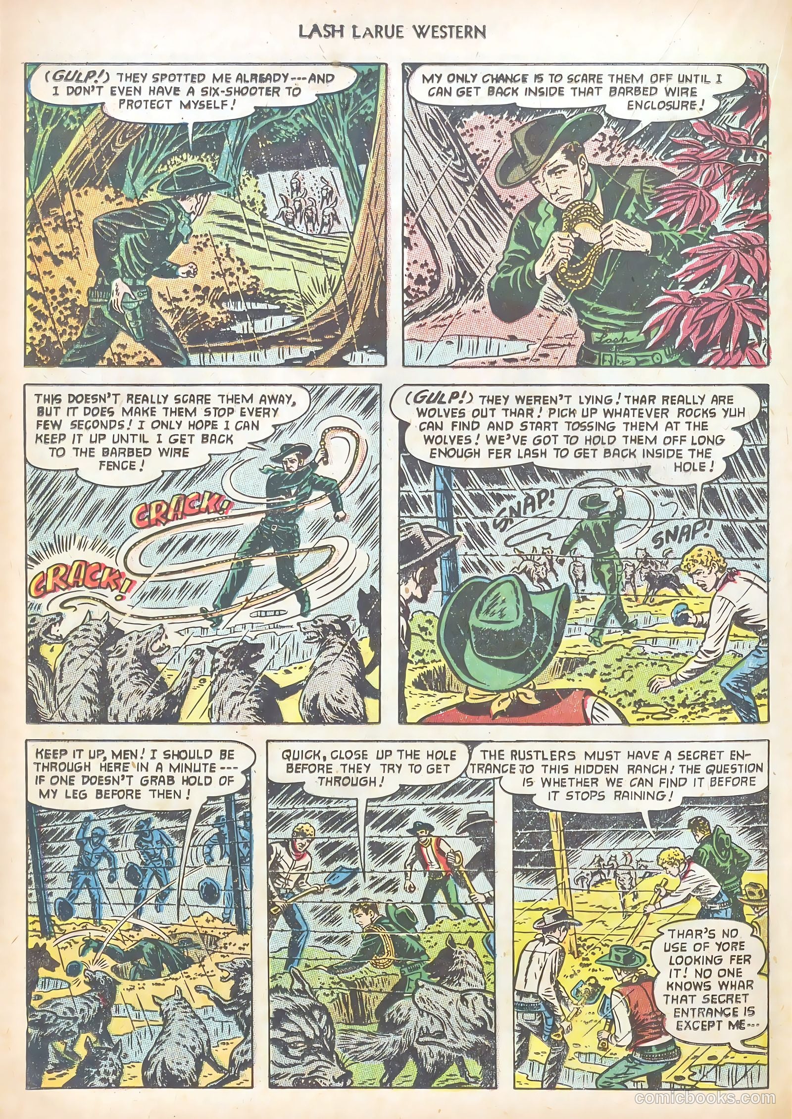 Lash LaRue Western #40 (1953) — page 18 of 37