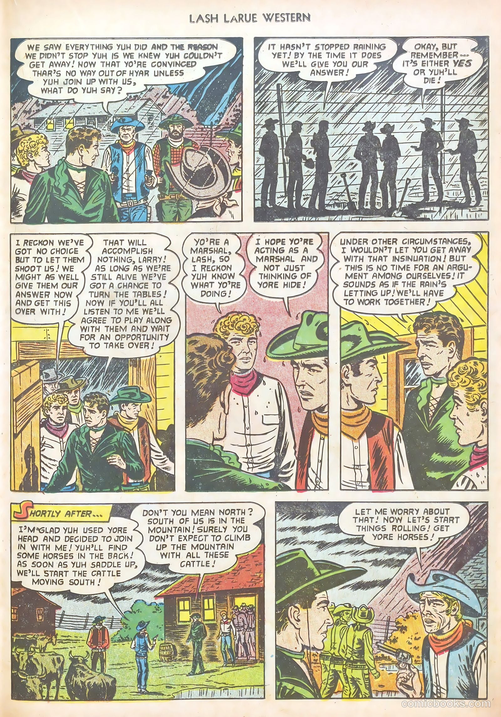 Lash LaRue Western #40 (1953) — page 19 of 37