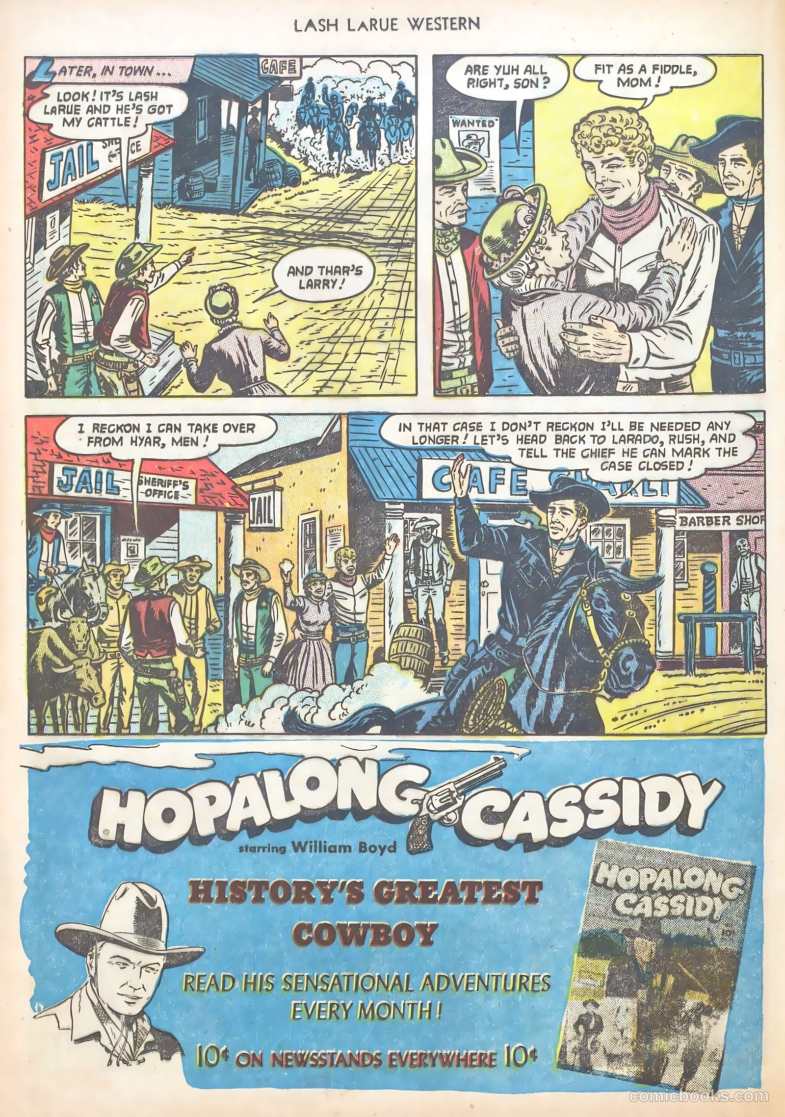 Lash LaRue Western #40 (1953) — page 24 of 37