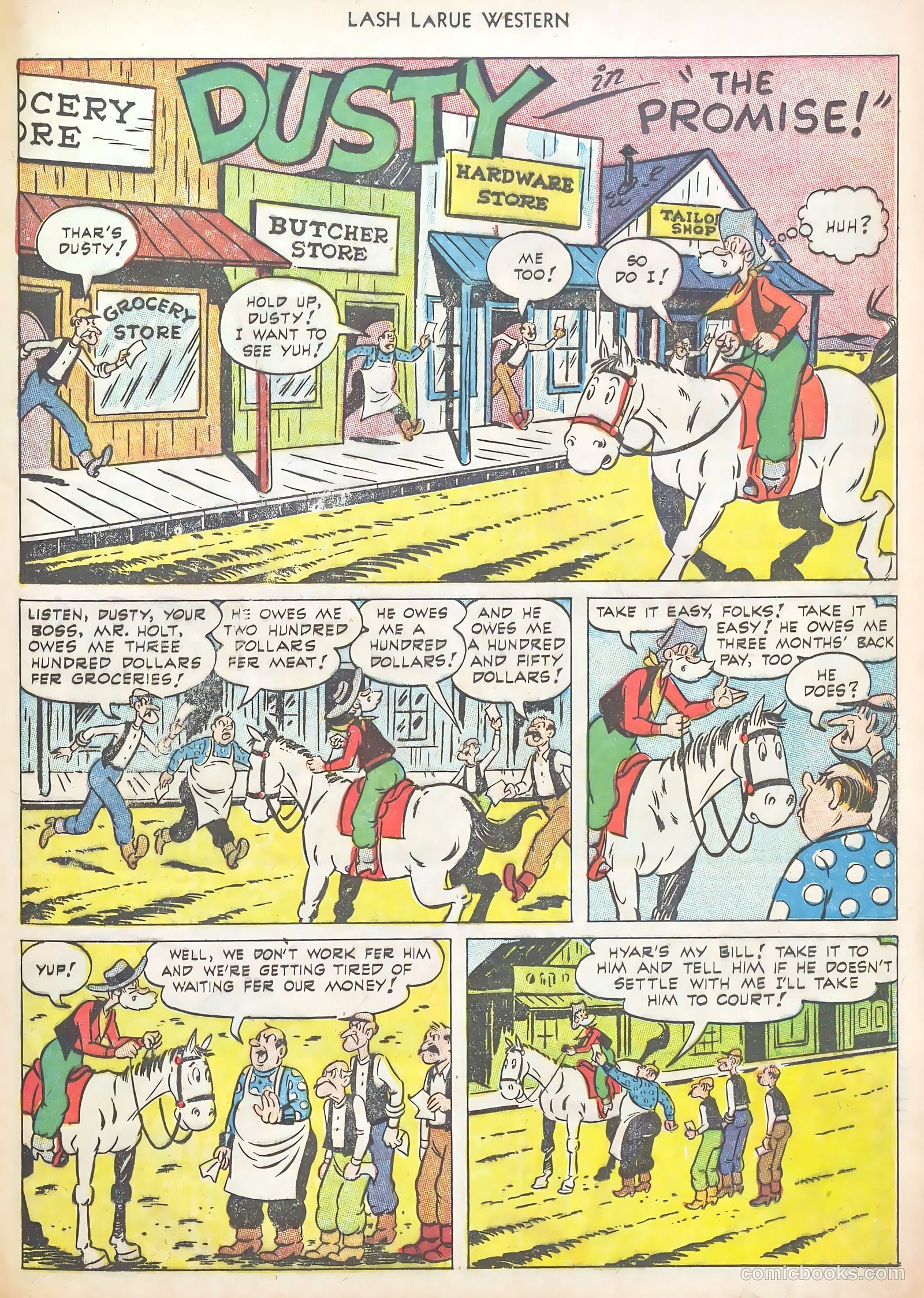 Lash LaRue Western #40 (1953) — page 25 of 37