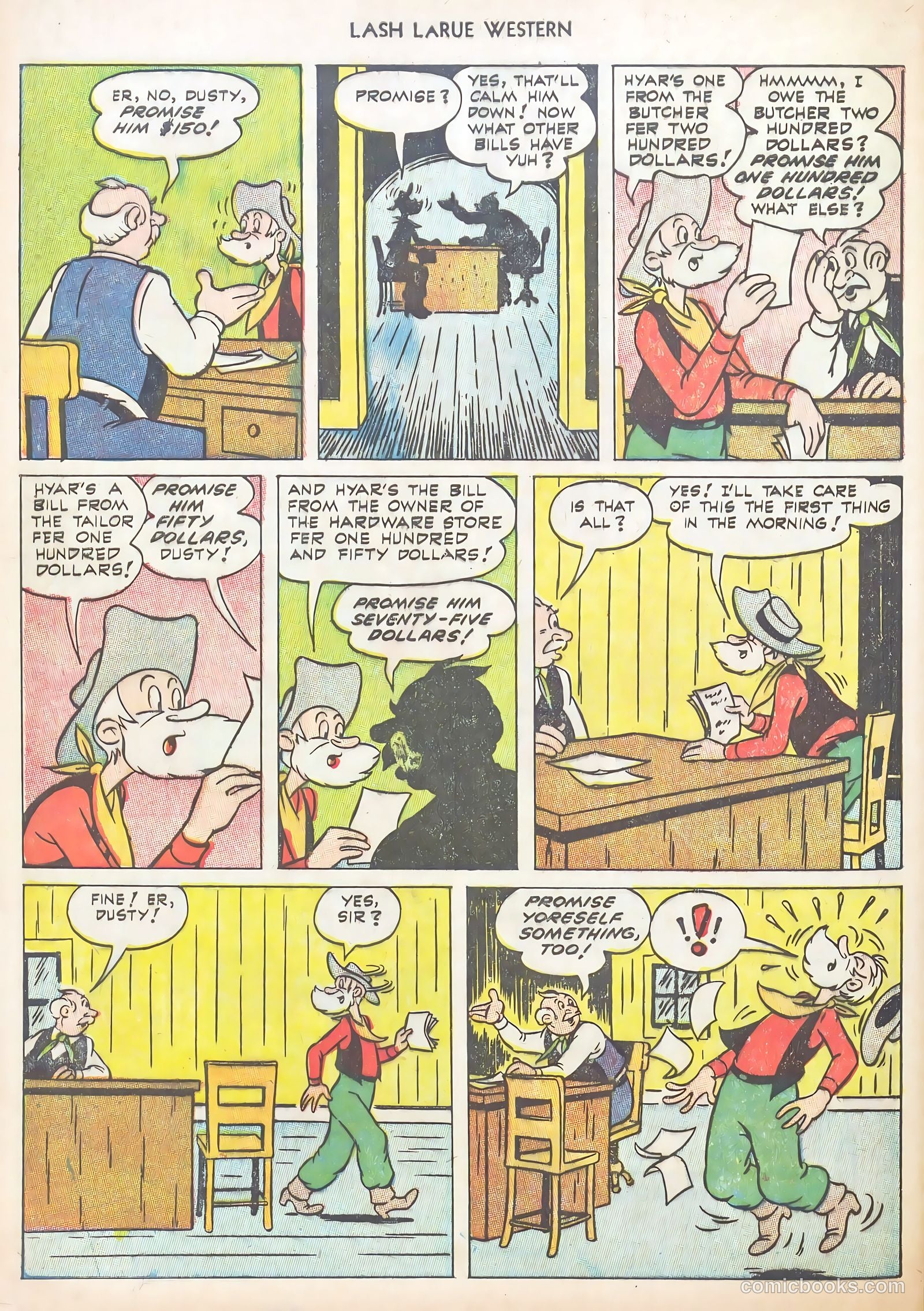 Lash LaRue Western #40 (1953) — page 28 of 37