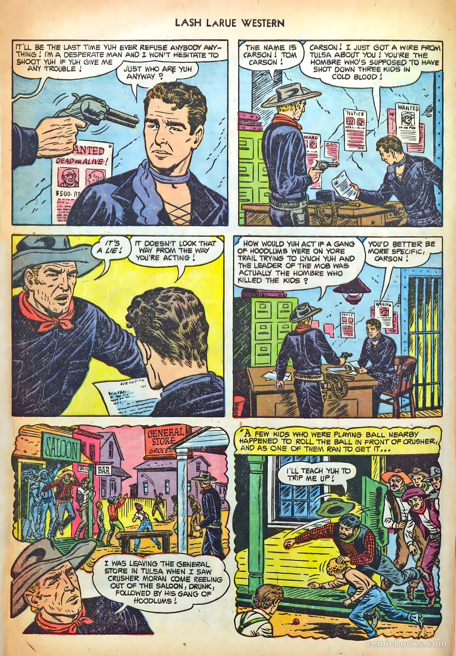 Lash LaRue Western #41 (1953) — page 4 of 36