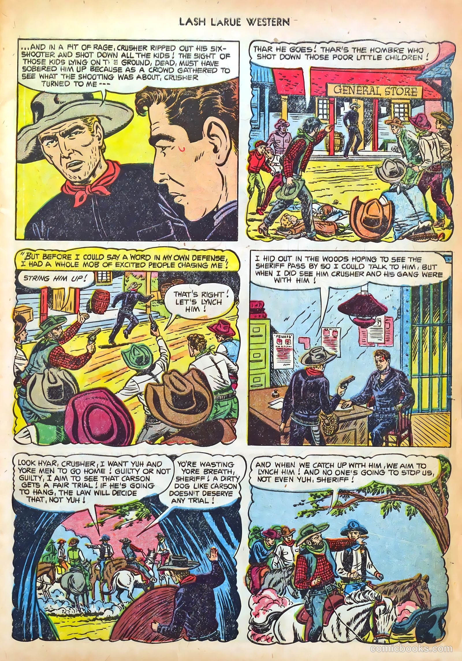 Lash LaRue Western #41 (1953) — page 5 of 36