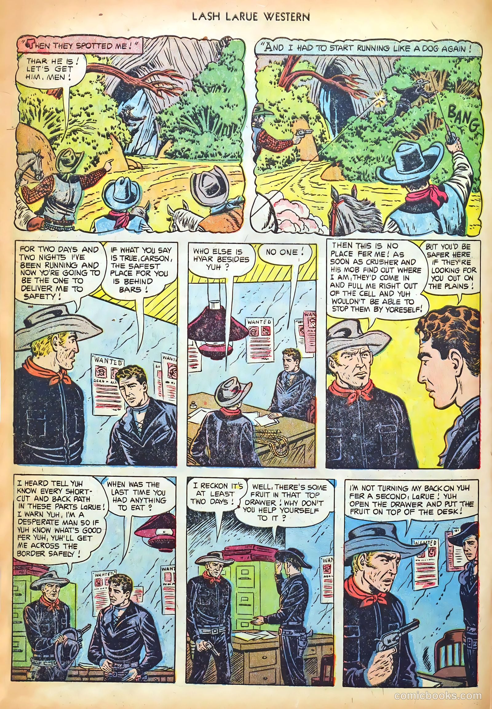 Lash LaRue Western #41 (1953) — page 6 of 36