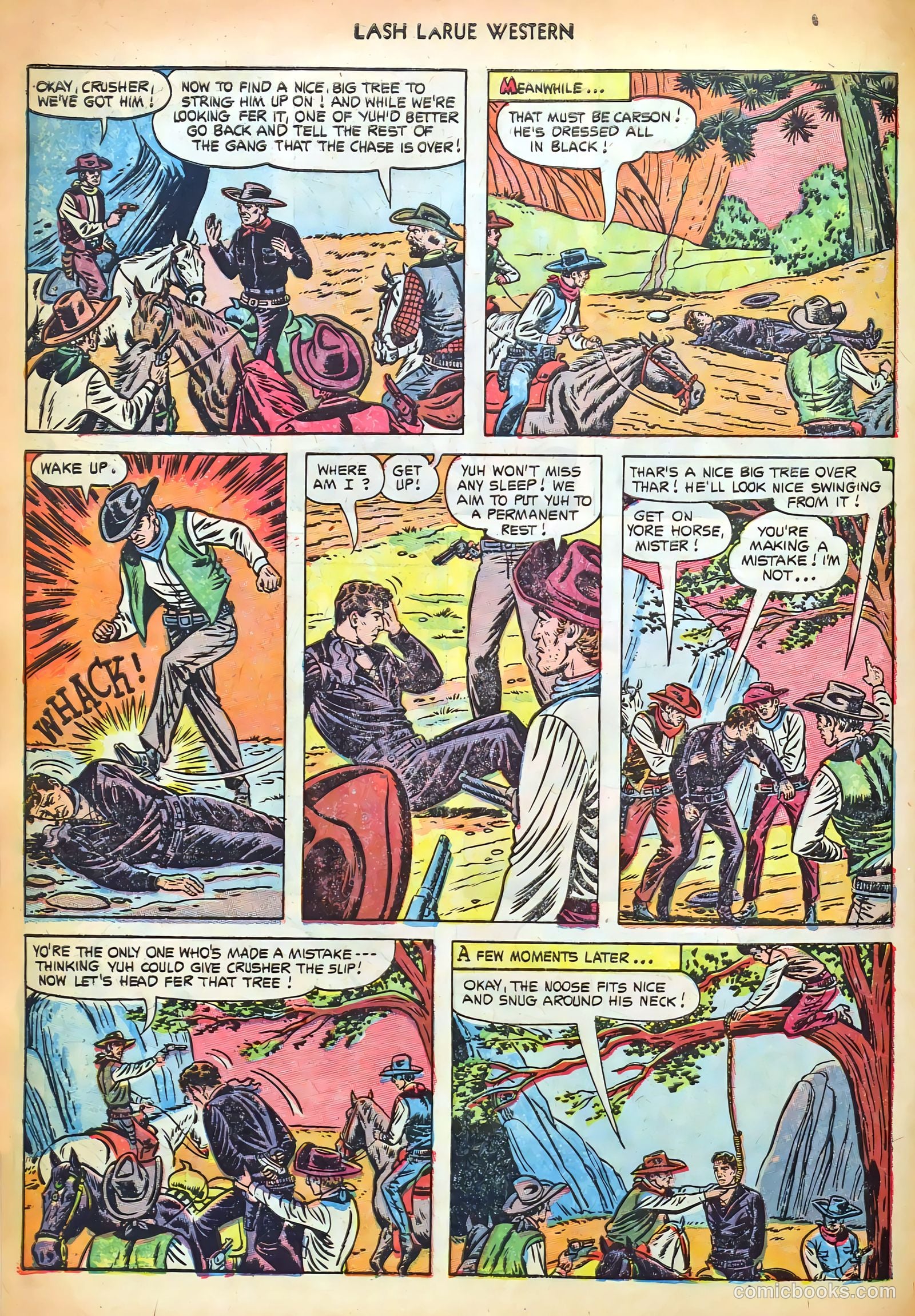 Lash LaRue Western #41 (1953) — page 10 of 36