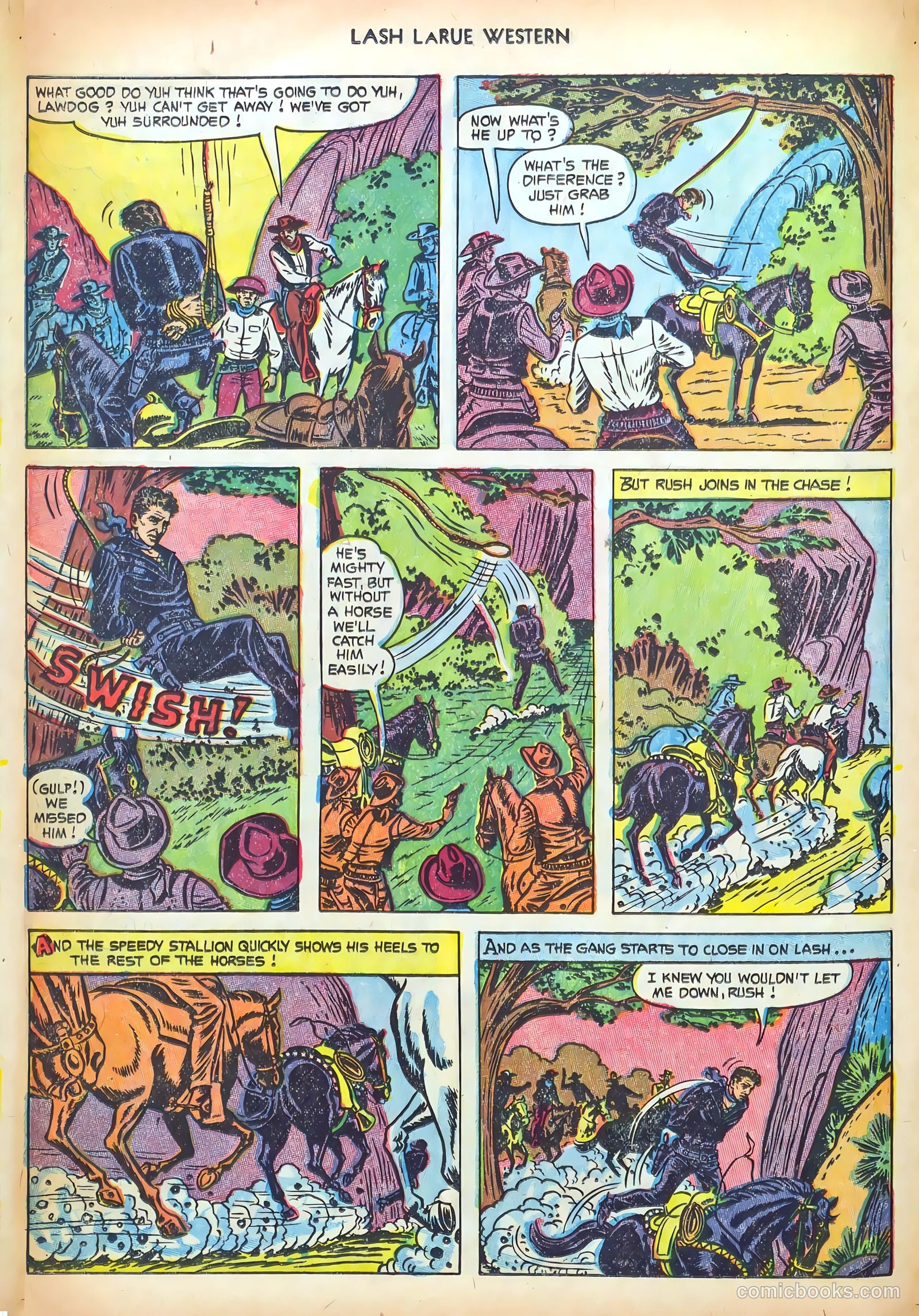 Lash LaRue Western #41 (1953) — page 12 of 36