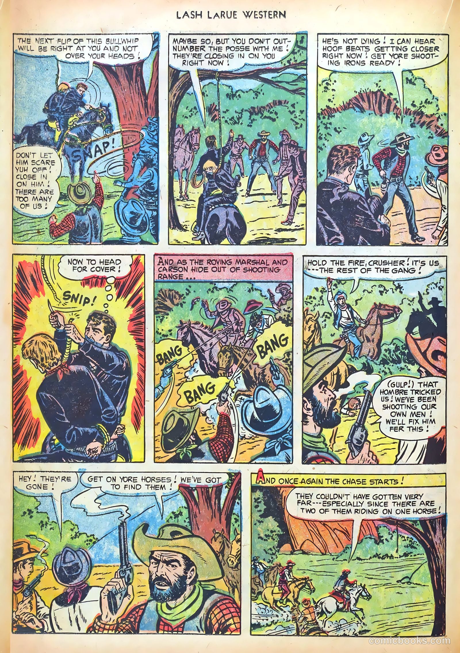 Lash LaRue Western #41 (1953) — page 14 of 36