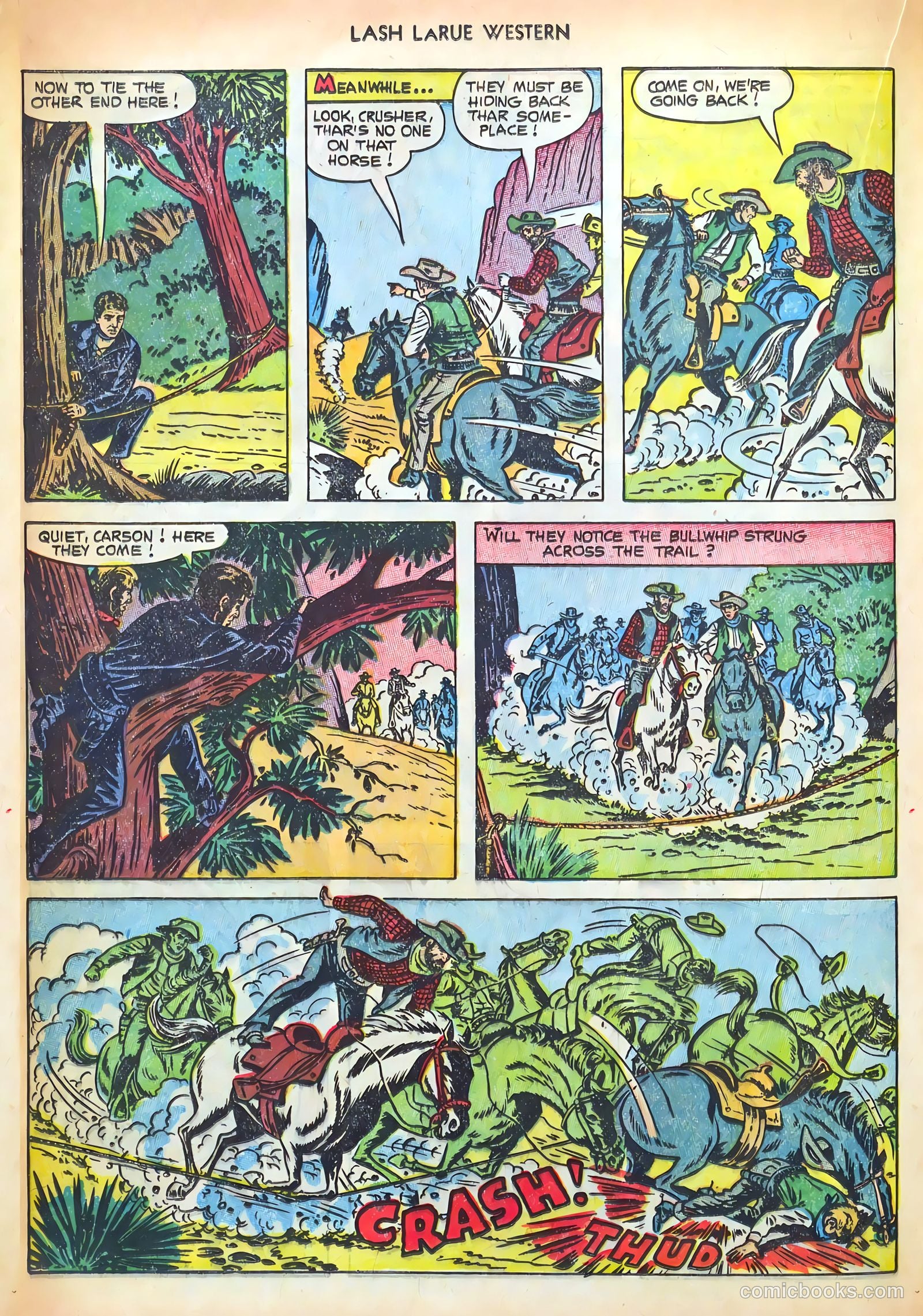 Lash LaRue Western #41 (1953) — page 16 of 36