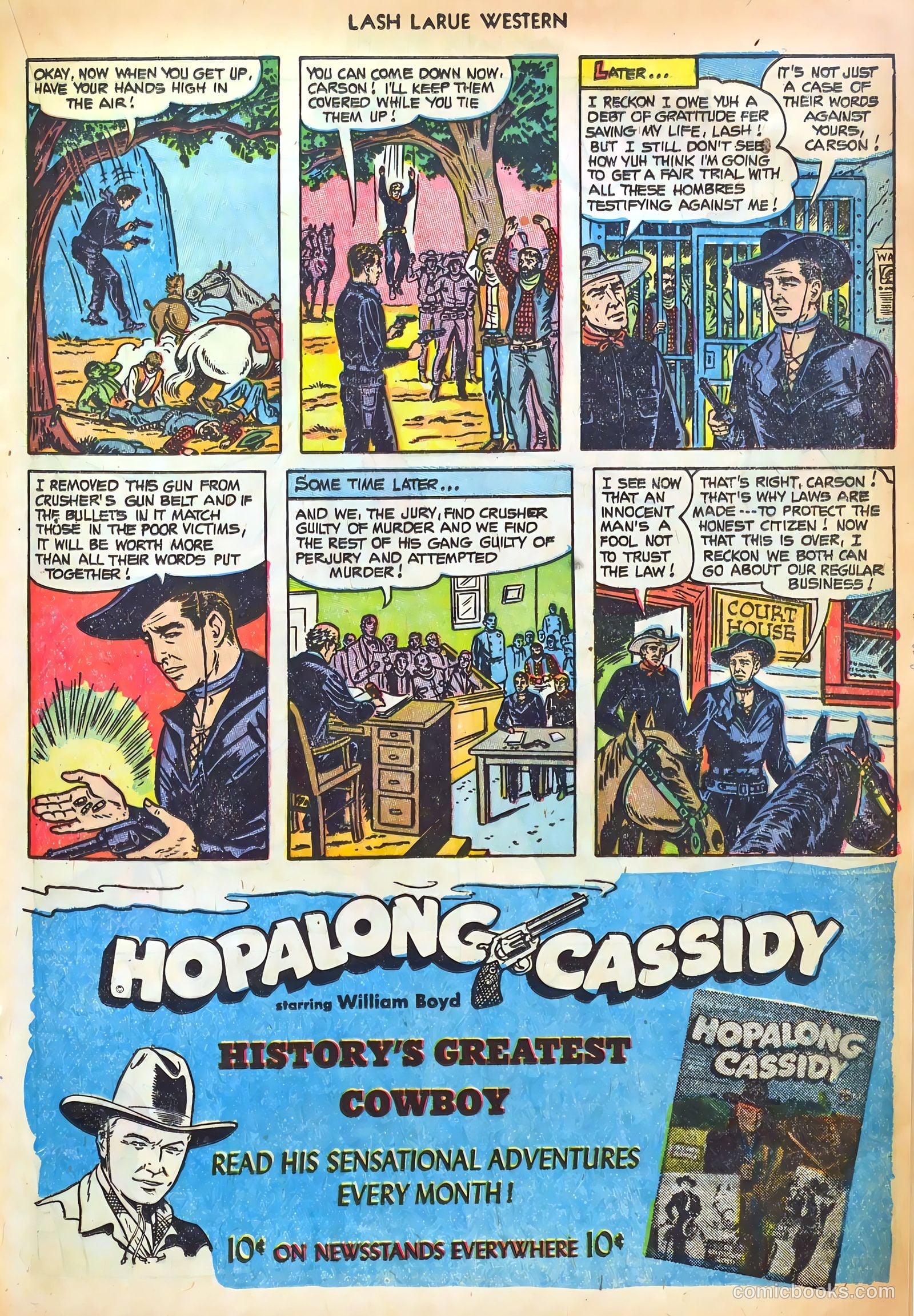 Lash LaRue Western #41 (1953) — page 17 of 36