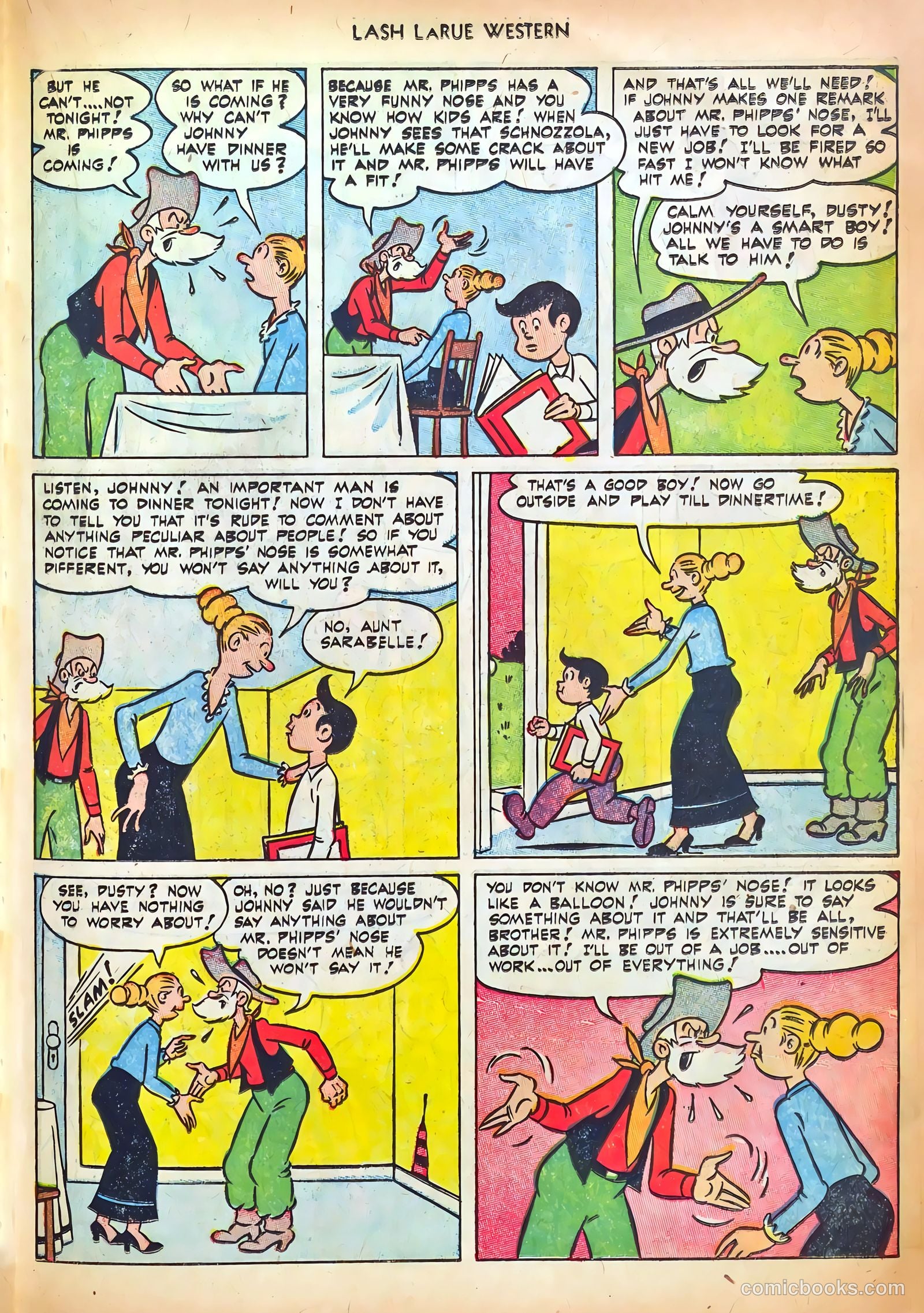 Lash LaRue Western #41 (1953) — page 19 of 36