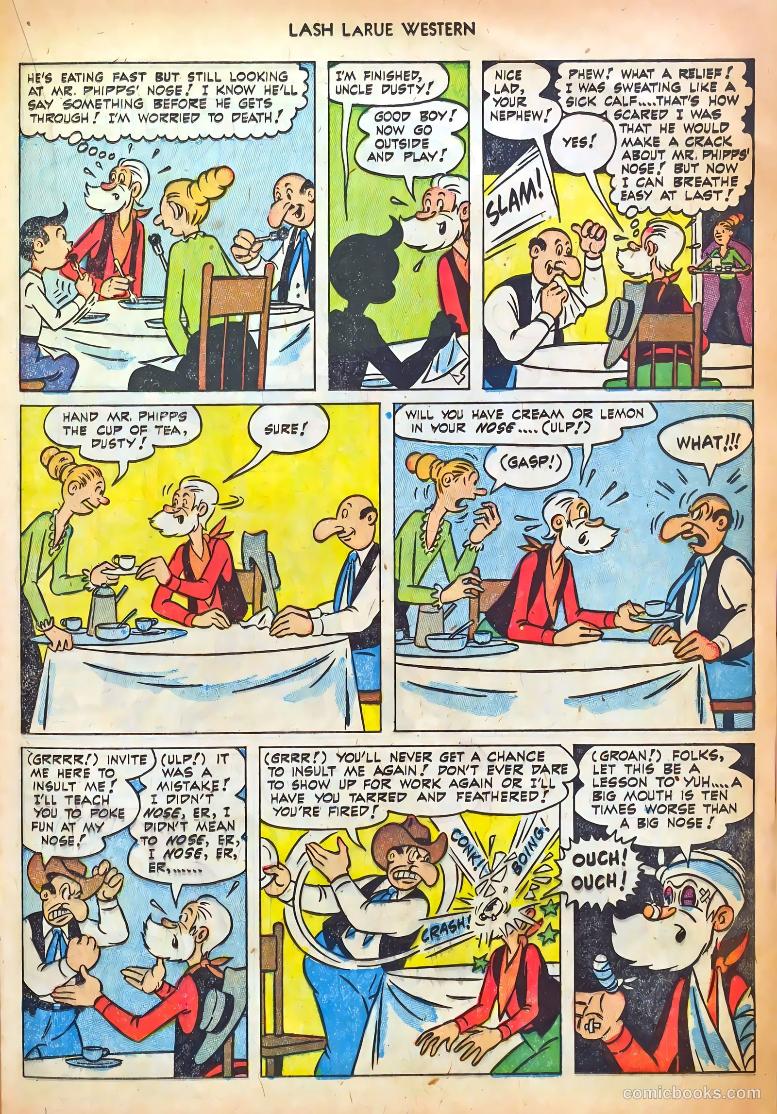 Lash LaRue Western #41 (1953) — page 21 of 36