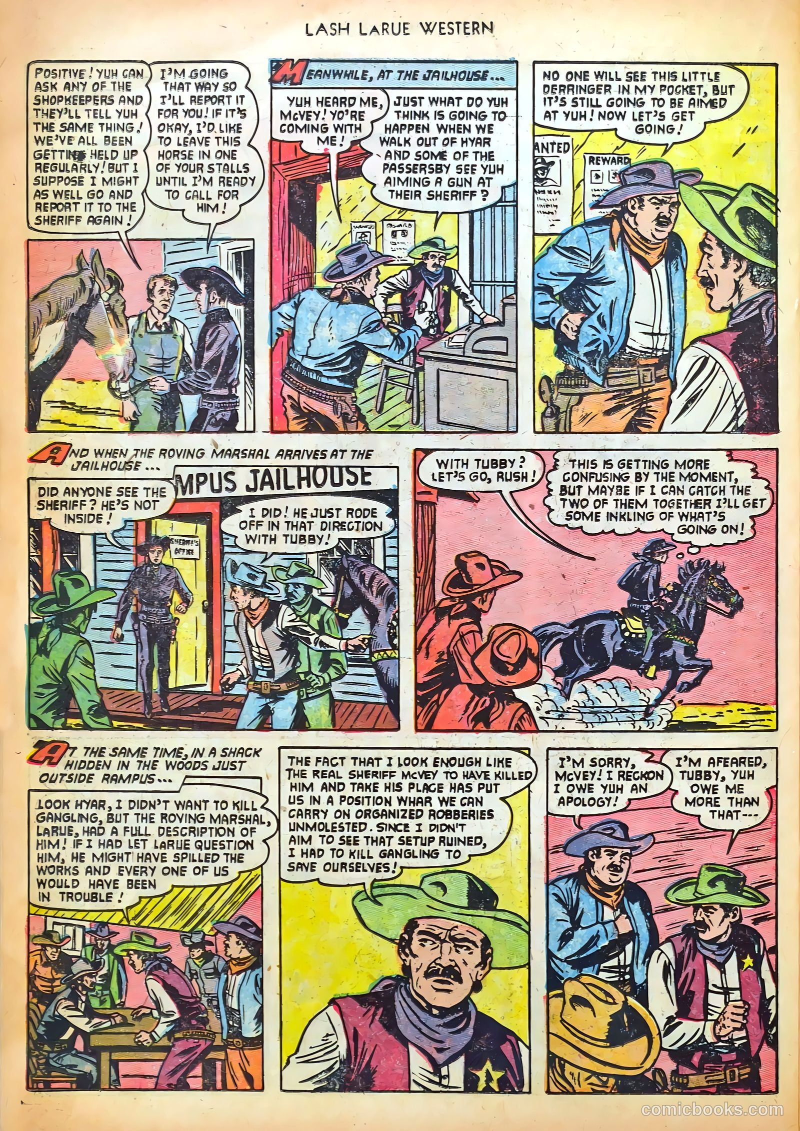 Lash LaRue Western #41 (1953) — page 26 of 36