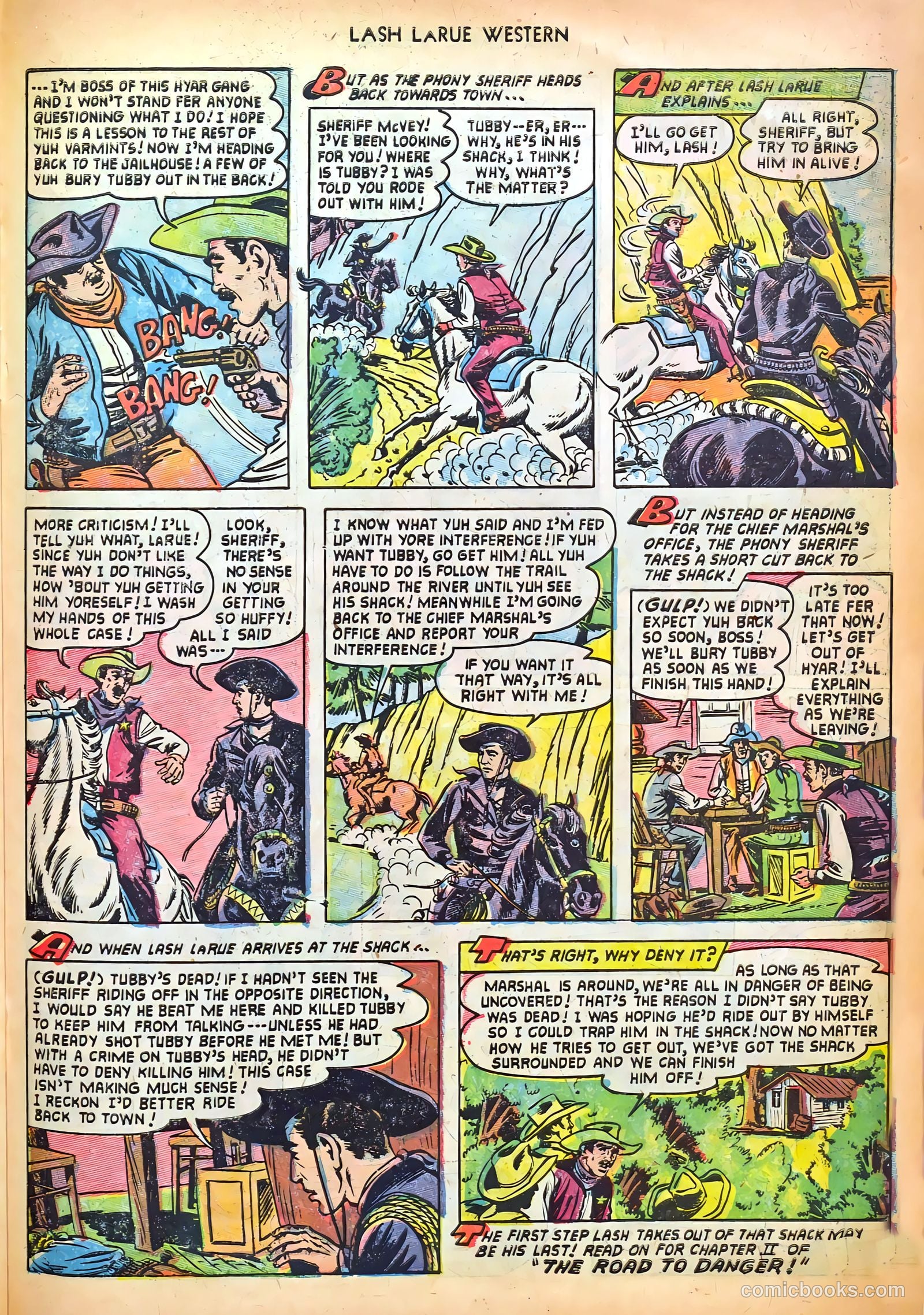 Lash LaRue Western #41 (1953) — page 27 of 36