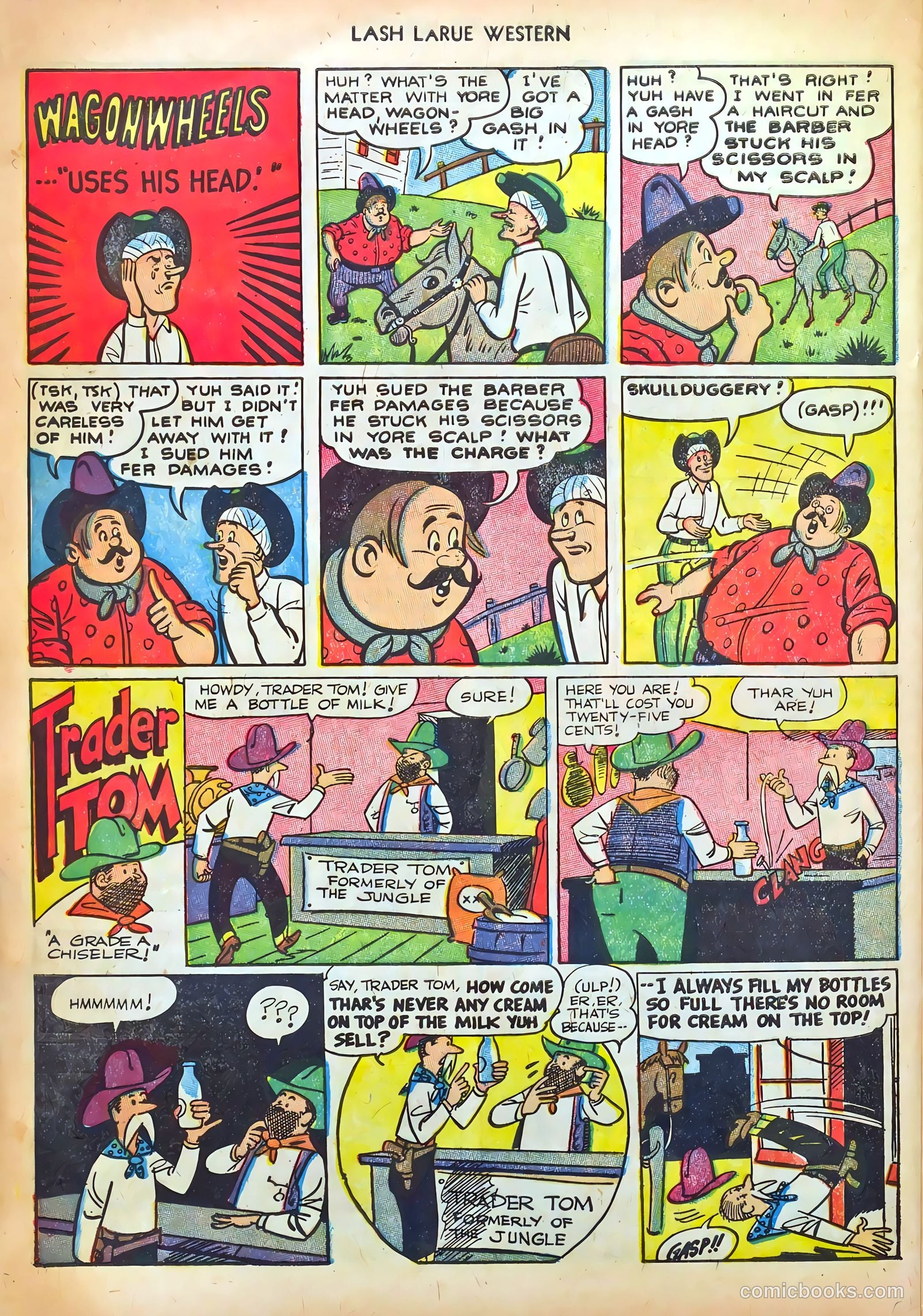 Lash LaRue Western #41 (1953) — page 28 of 36