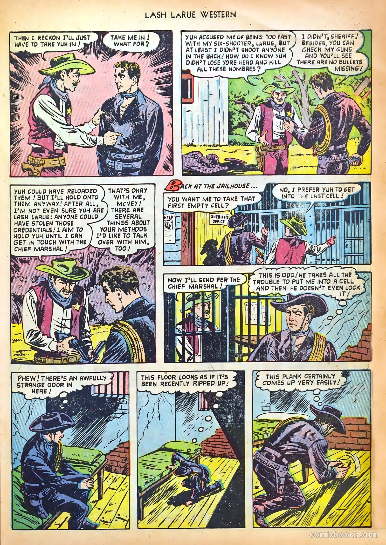 Lash LaRue Western #41 (1953) — page 31 of 36