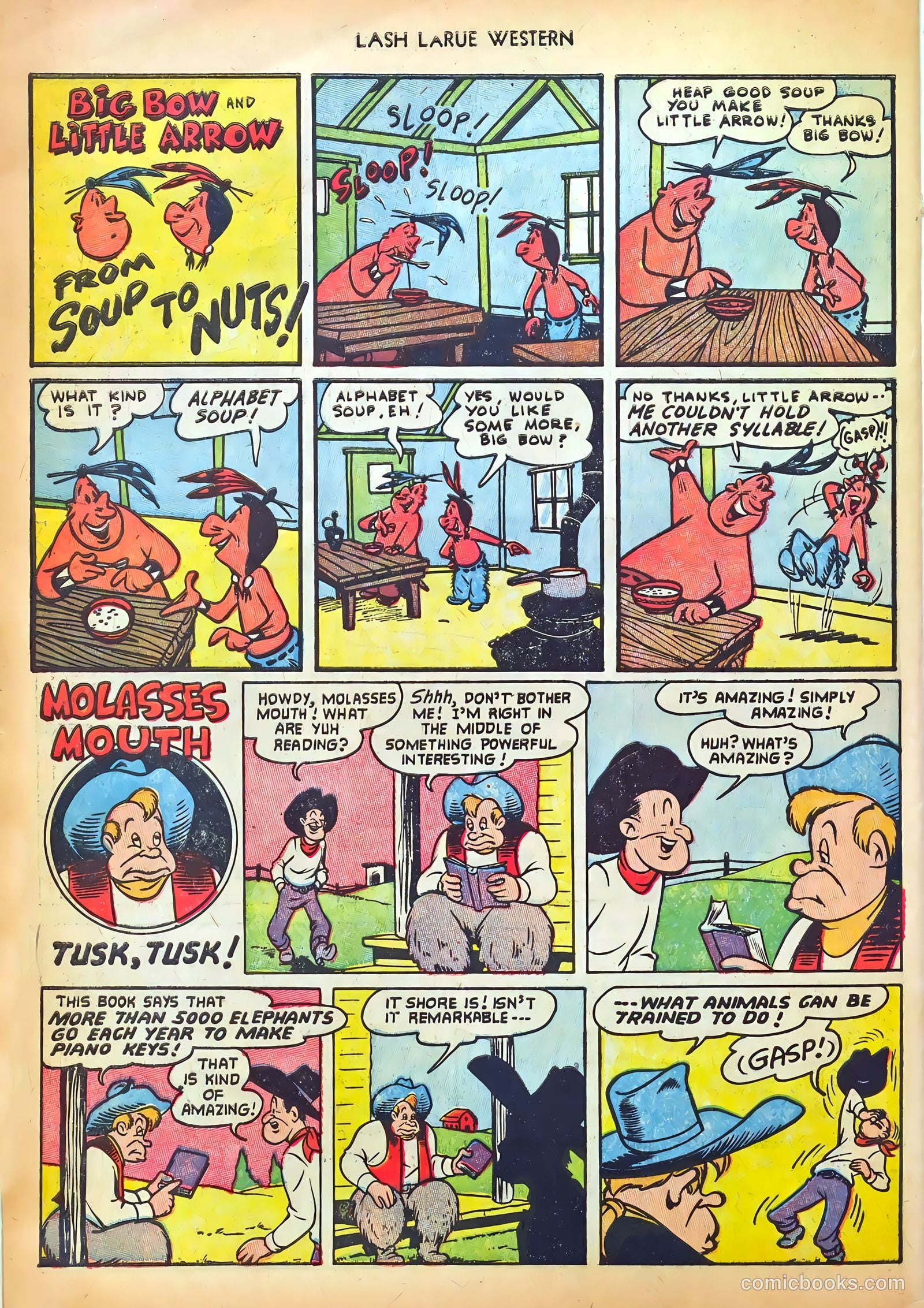 Lash LaRue Western #41 (1953) — page 34 of 36