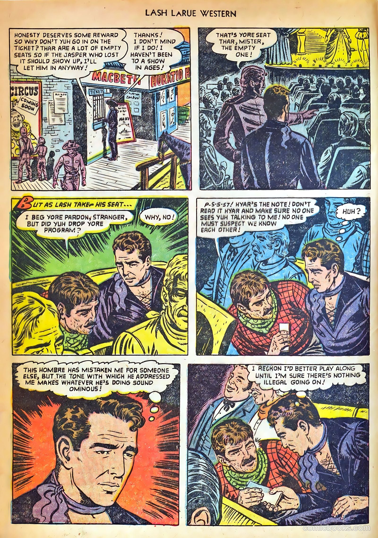 Lash LaRue Western #42 (1953) — page 4 of 36