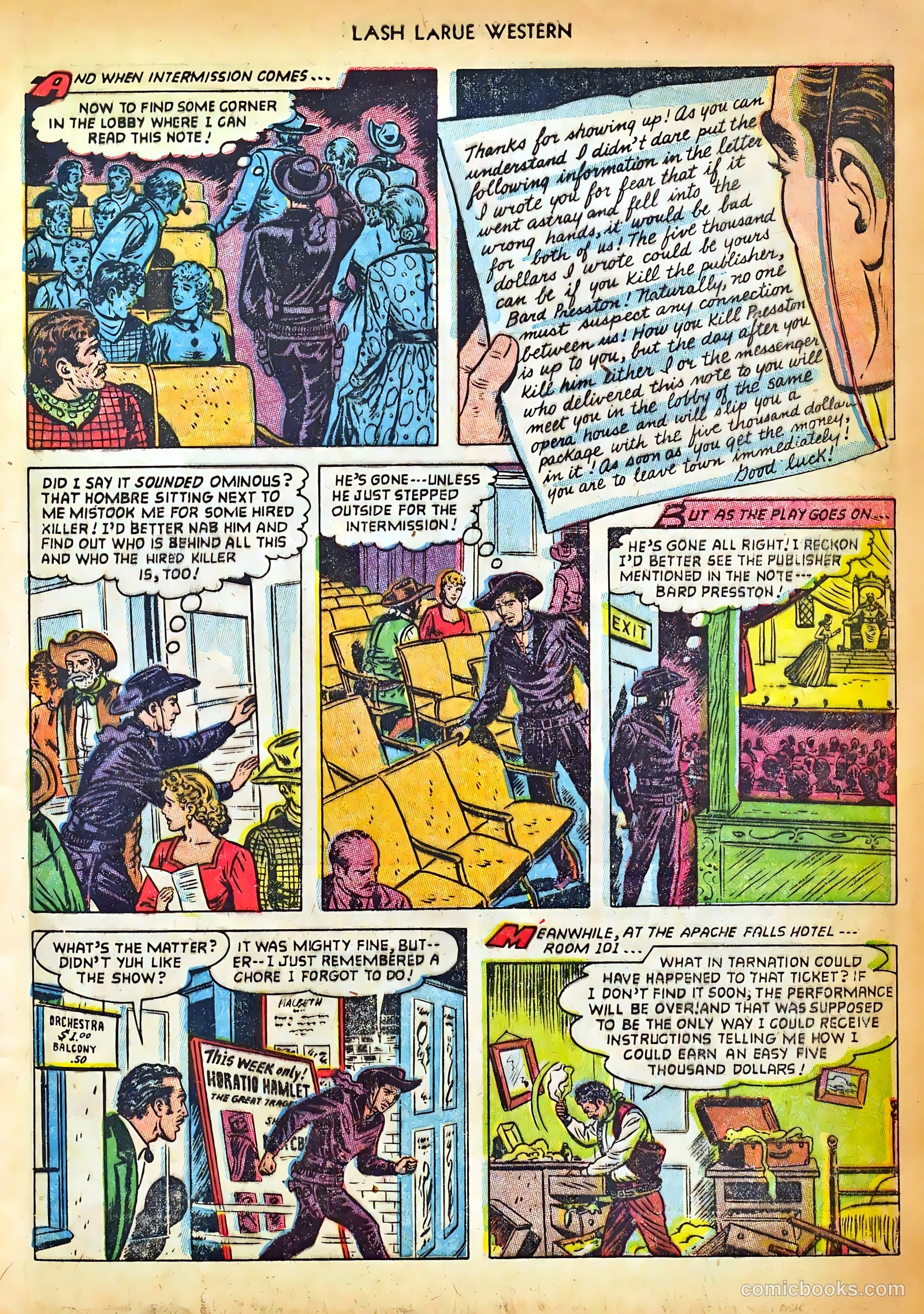 Lash LaRue Western #42 (1953) — page 5 of 36