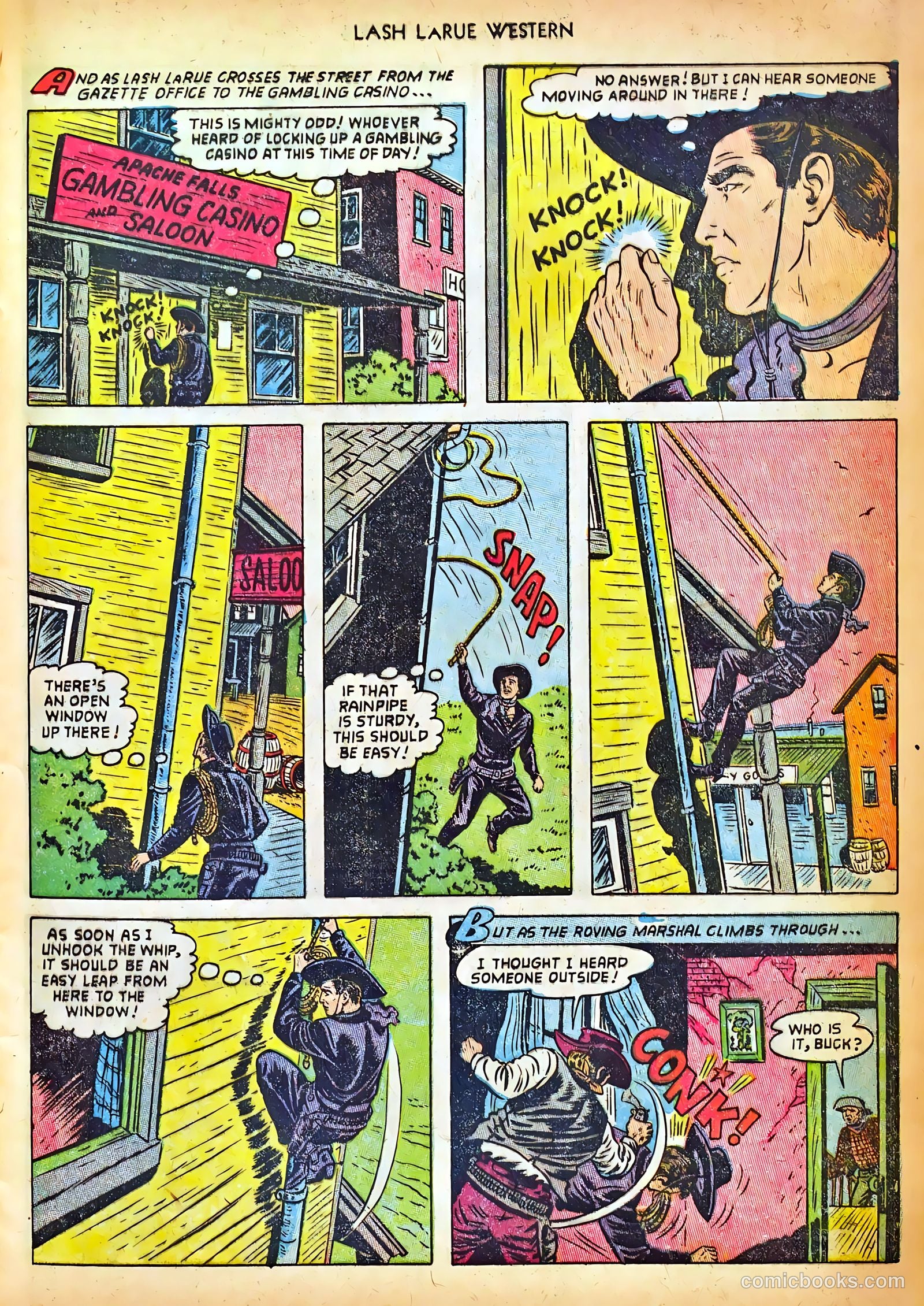 Lash LaRue Western #42 (1953) — page 9 of 36