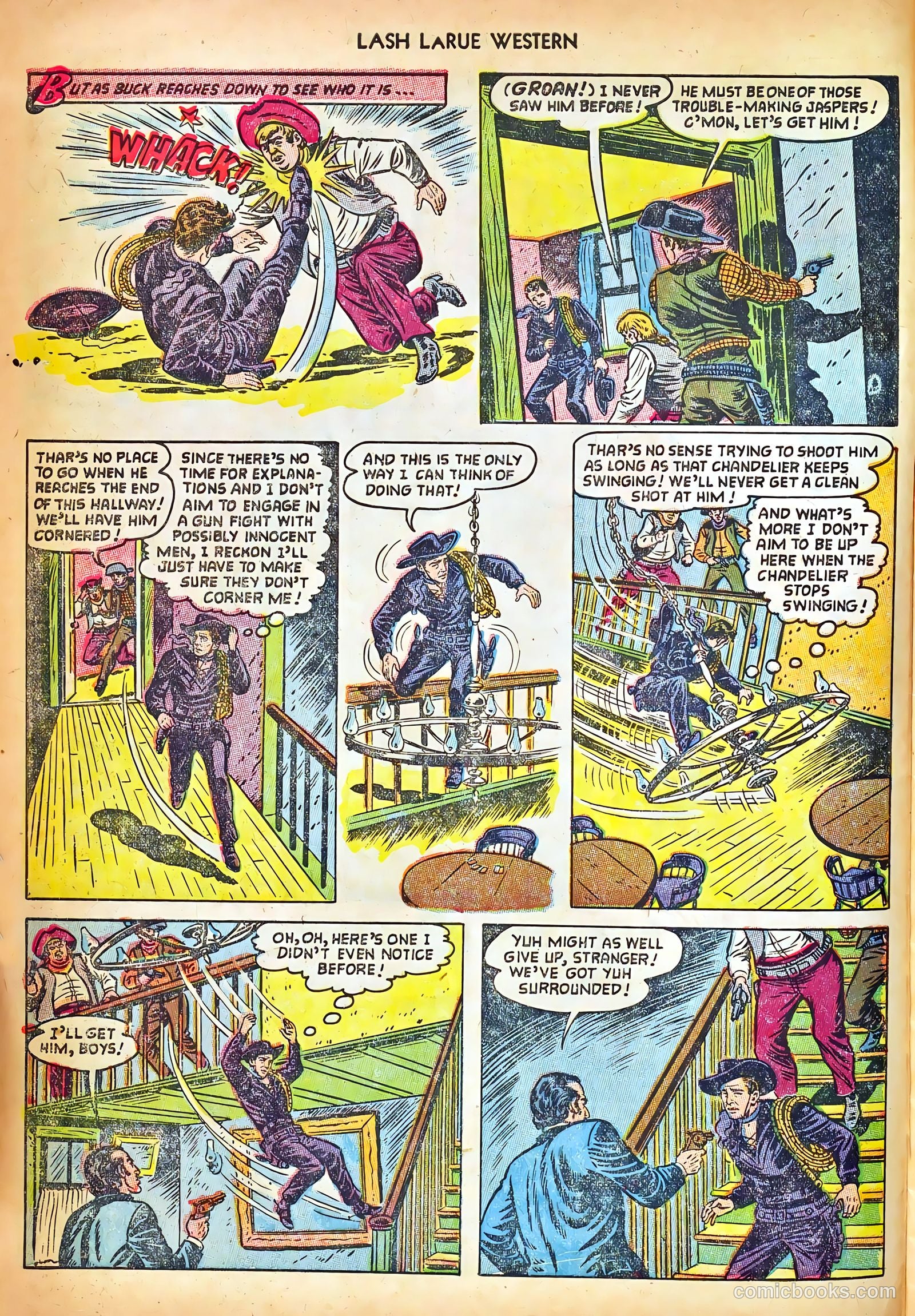Lash LaRue Western #42 (1953) — page 10 of 36