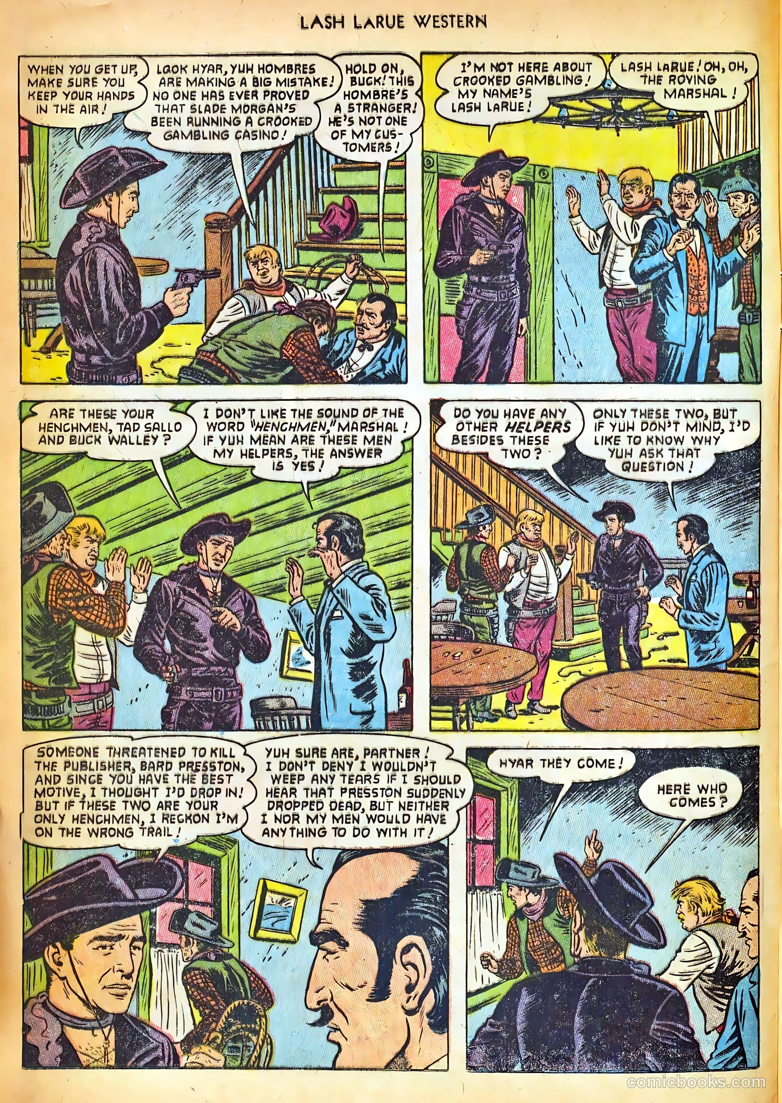Lash LaRue Western #42 (1953) — page 12 of 36