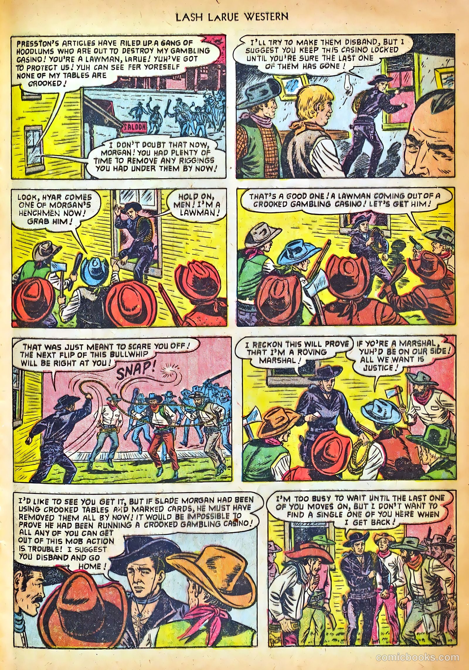 Lash LaRue Western #42 (1953) — page 13 of 36