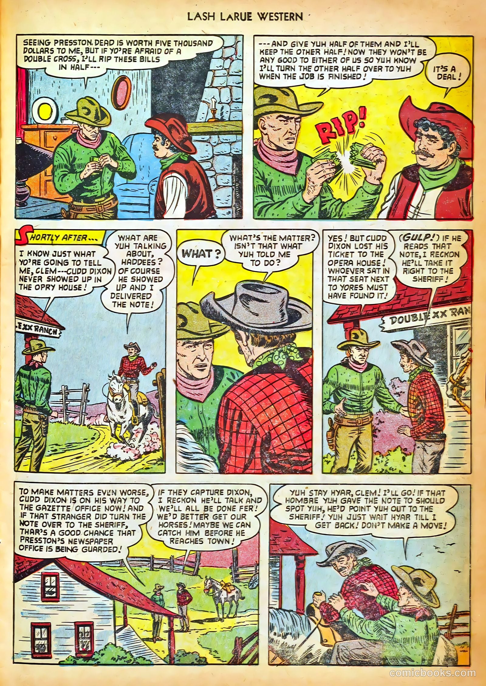 Lash LaRue Western #42 (1953) — page 15 of 36