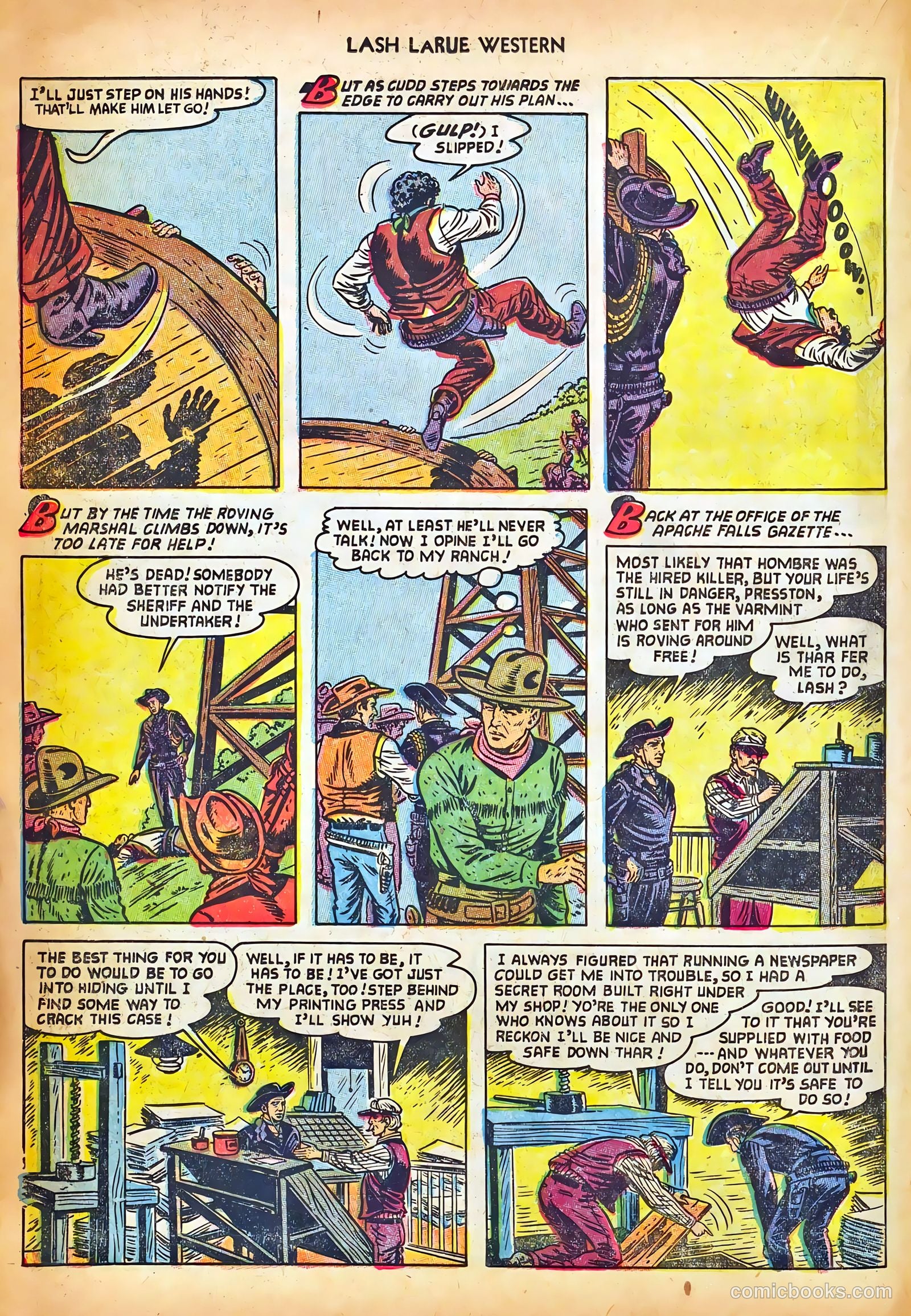 Lash LaRue Western #42 (1953) — page 18 of 36