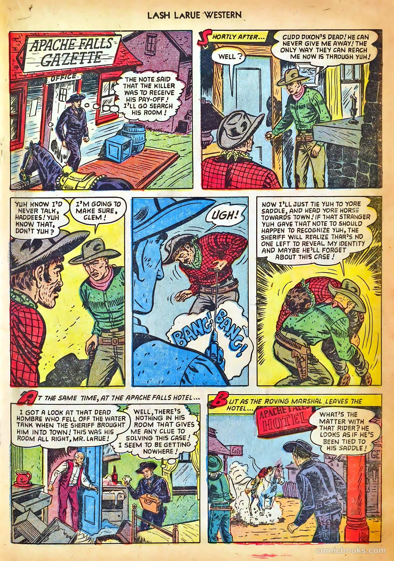 Lash LaRue Western #42 (1953) — page 19 of 36