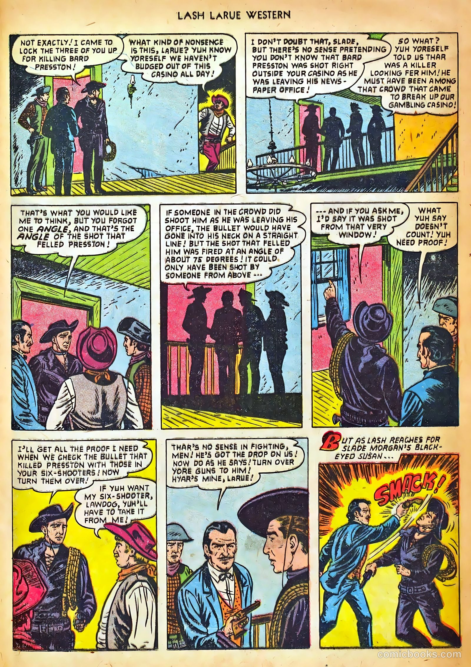 Lash LaRue Western #42 (1953) — page 25 of 36