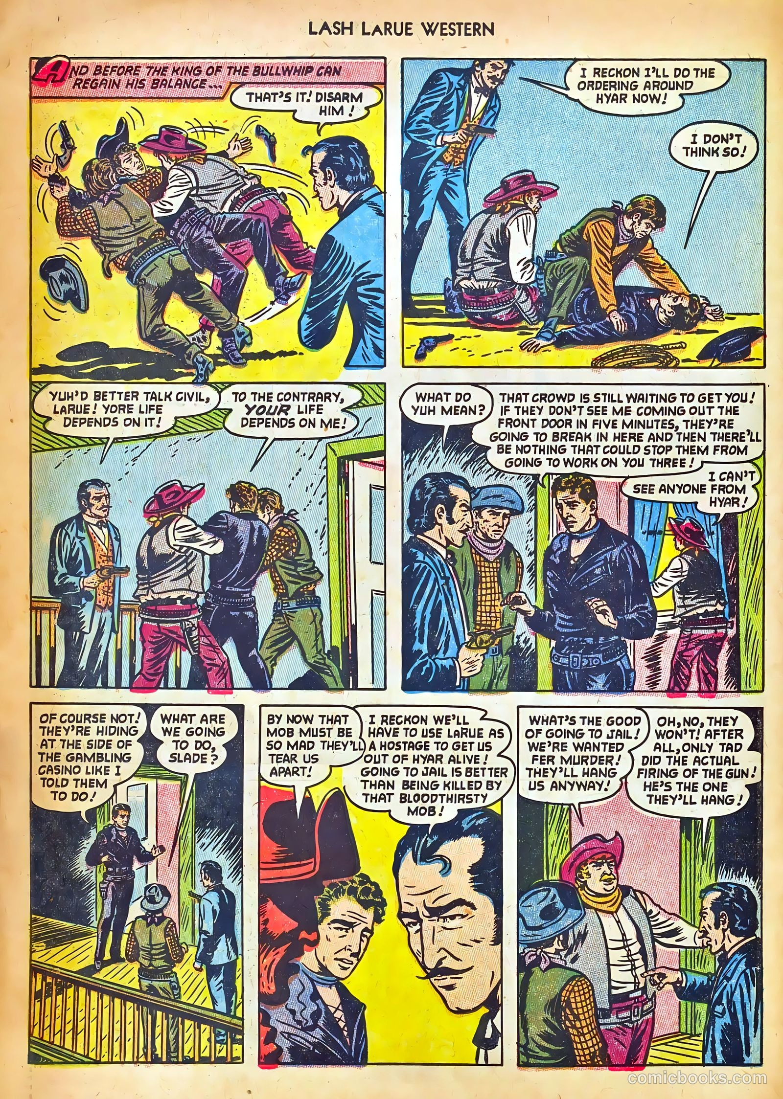 Lash LaRue Western #42 (1953) — page 26 of 36