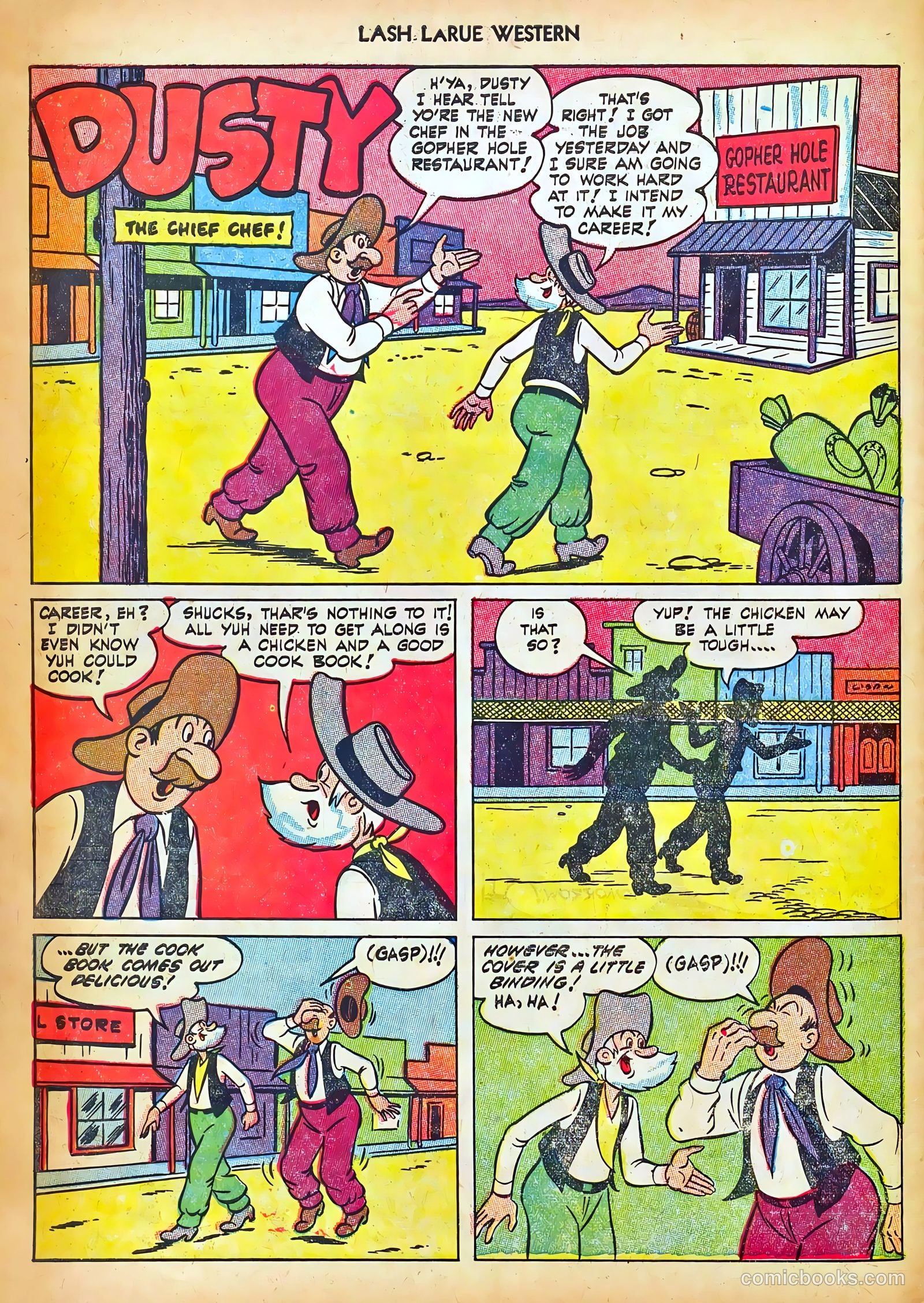 Lash LaRue Western #42 (1953) — page 30 of 36
