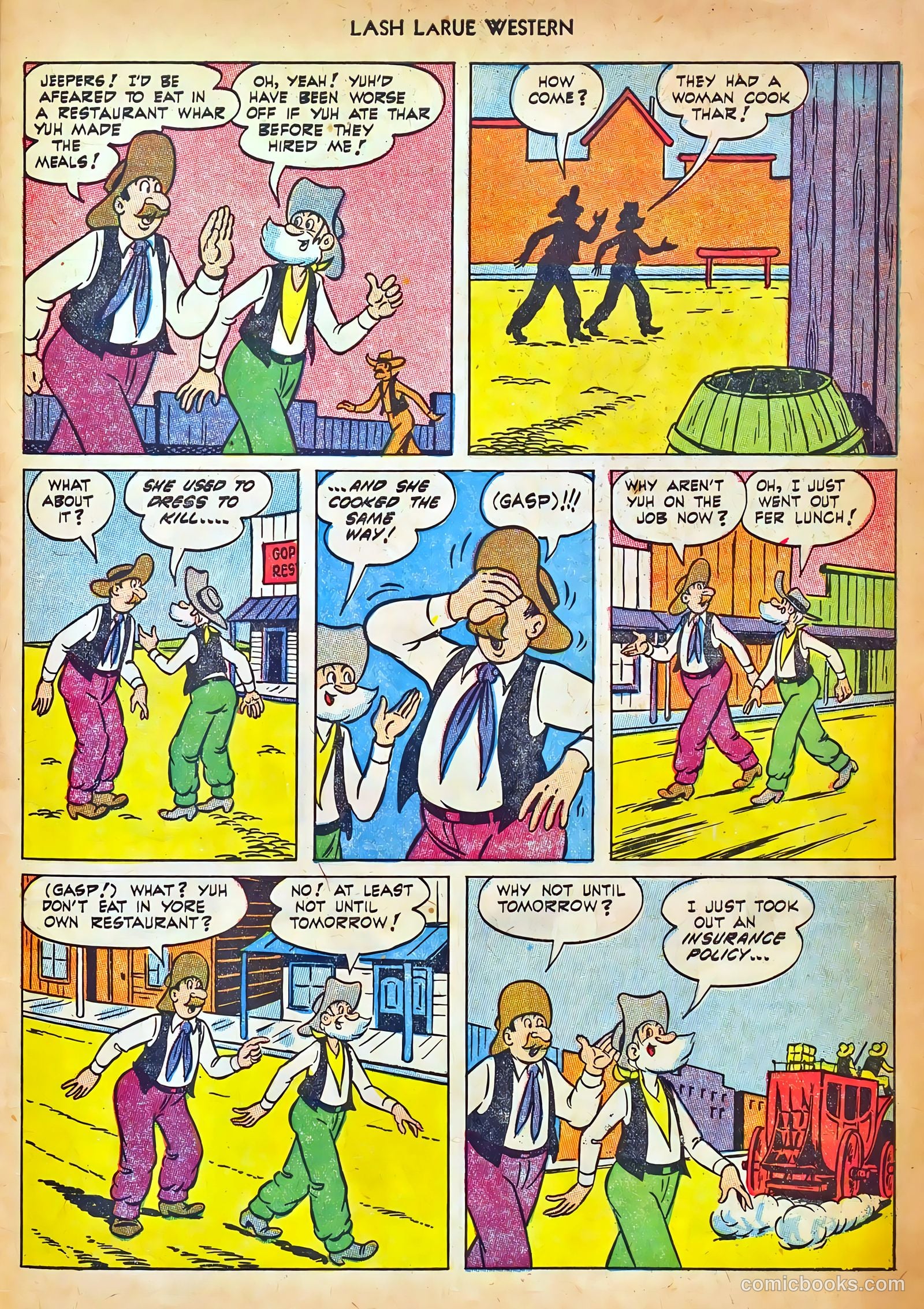 Lash LaRue Western #42 (1953) — page 31 of 36