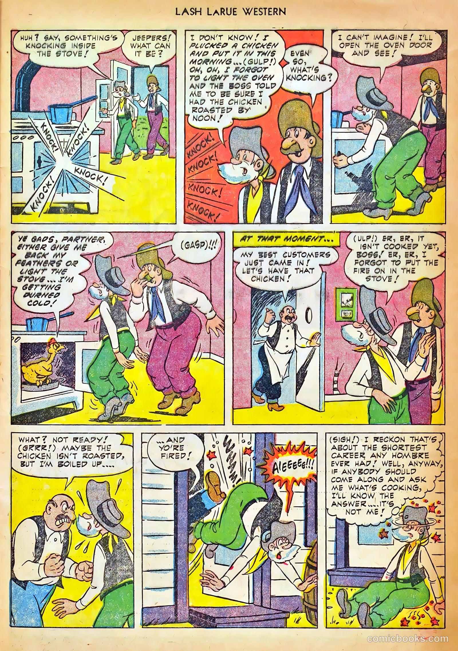Lash LaRue Western #42 (1953) — page 33 of 36