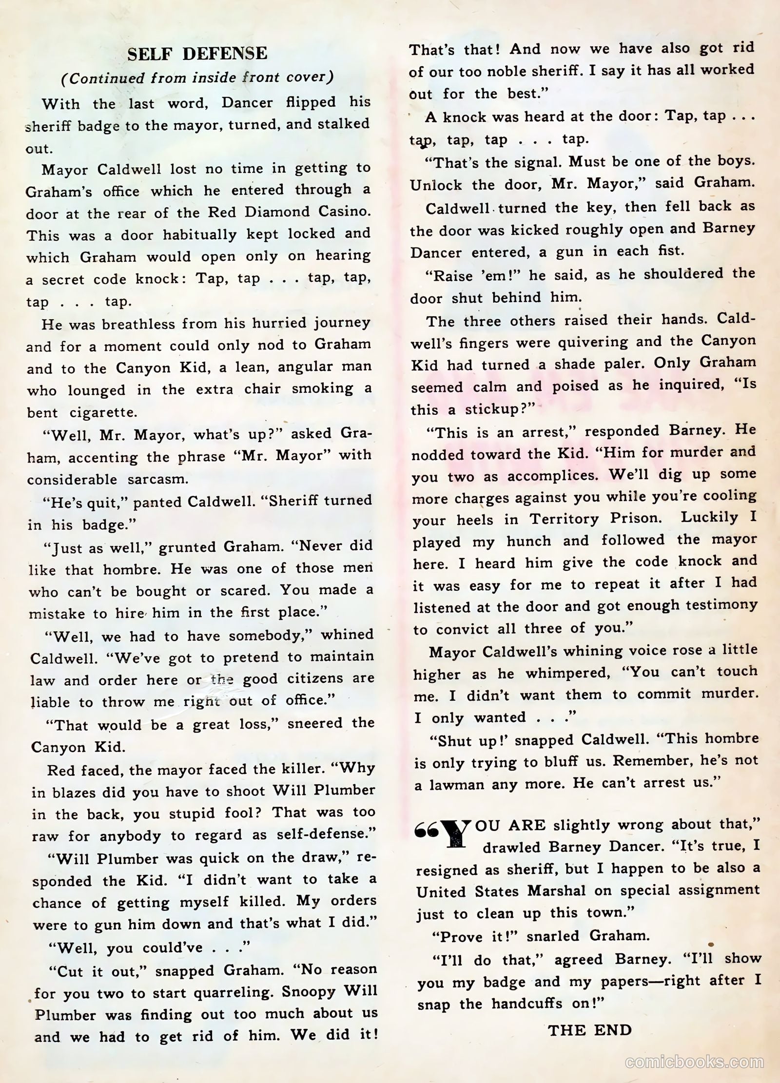 Lash LaRue Western #42 (1953) — page 35 of 36