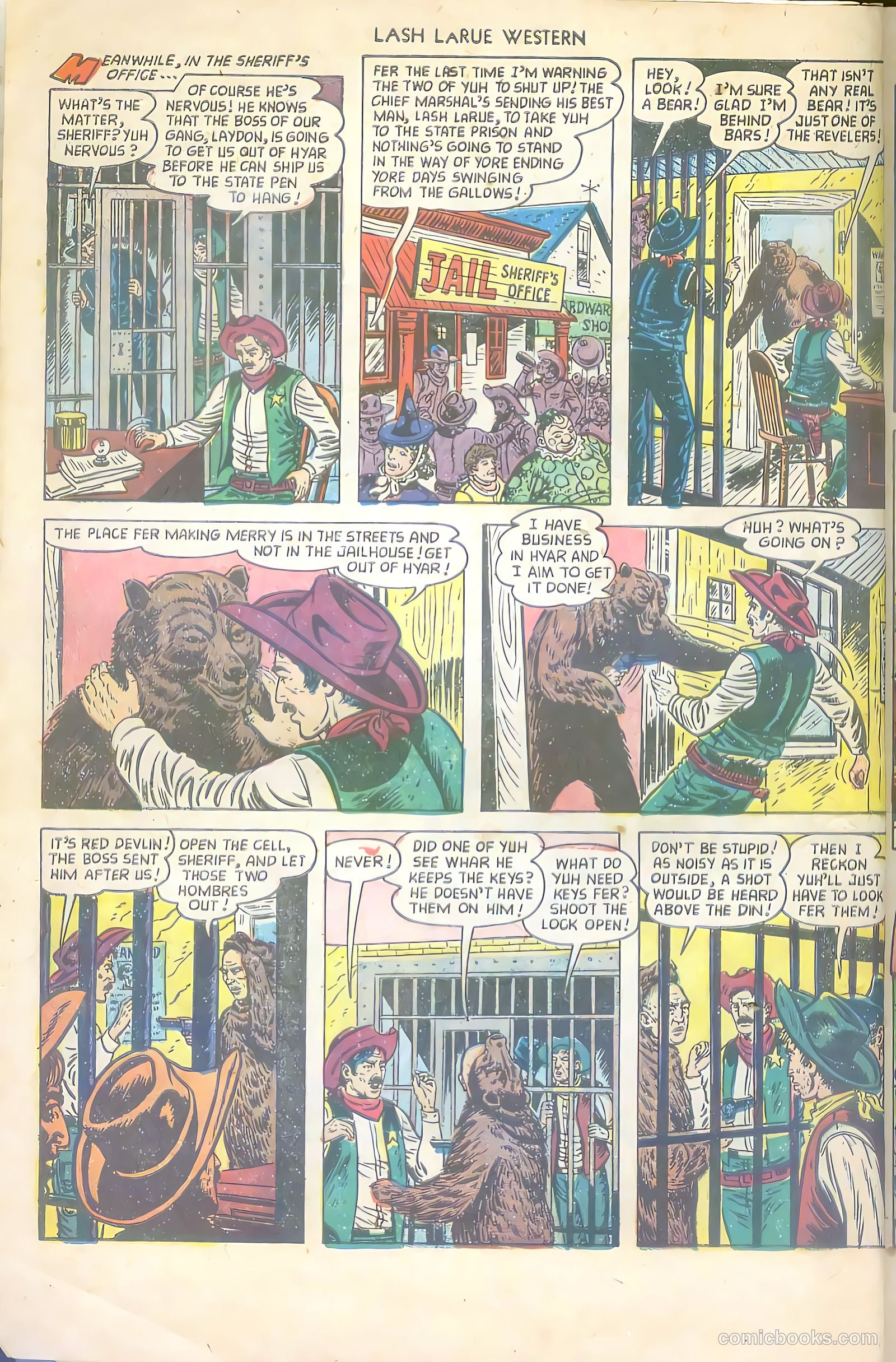 Lash LaRue Western #43 (1953) — page 4 of 36