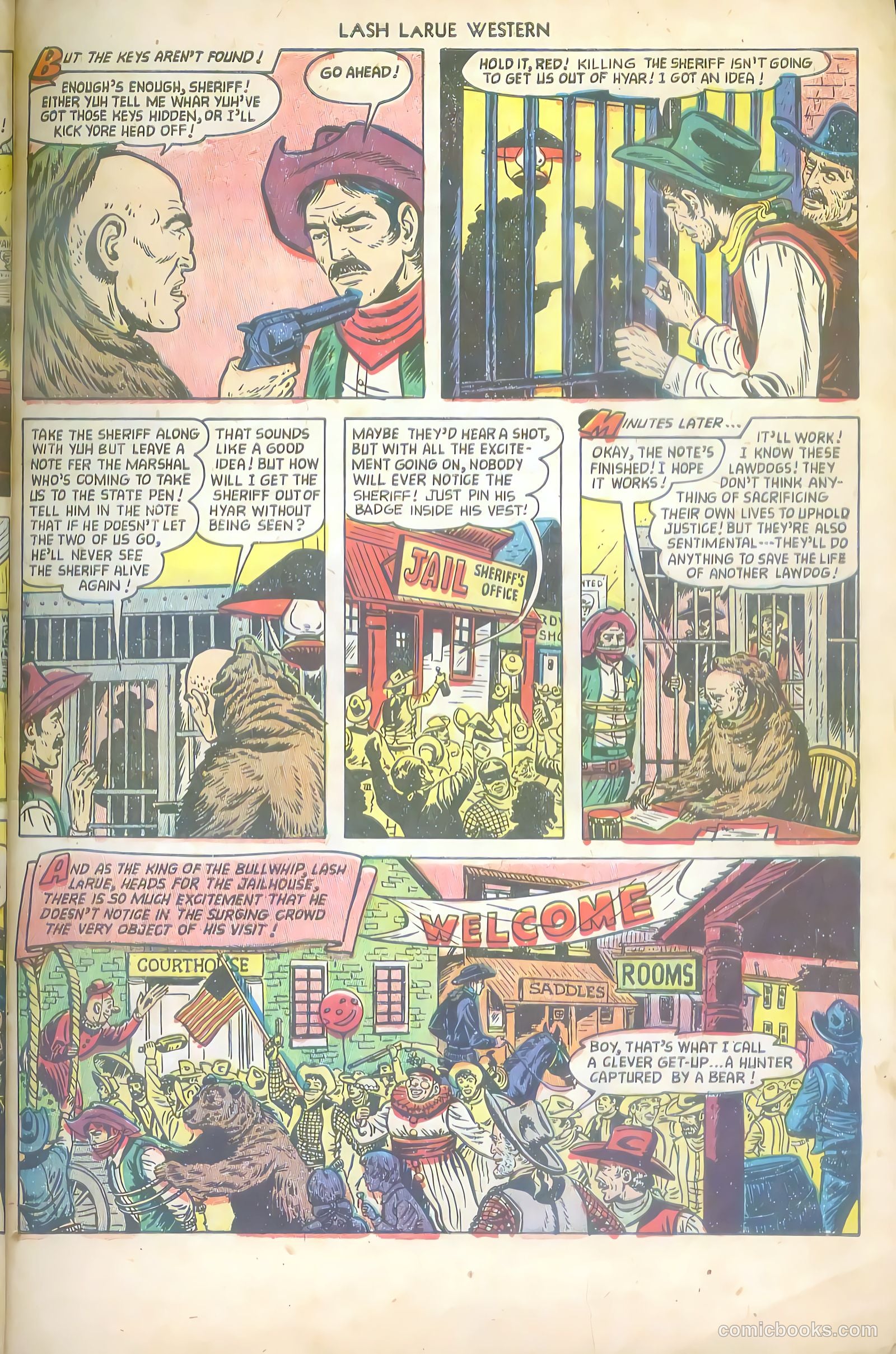Lash LaRue Western #43 (1953) — page 5 of 36