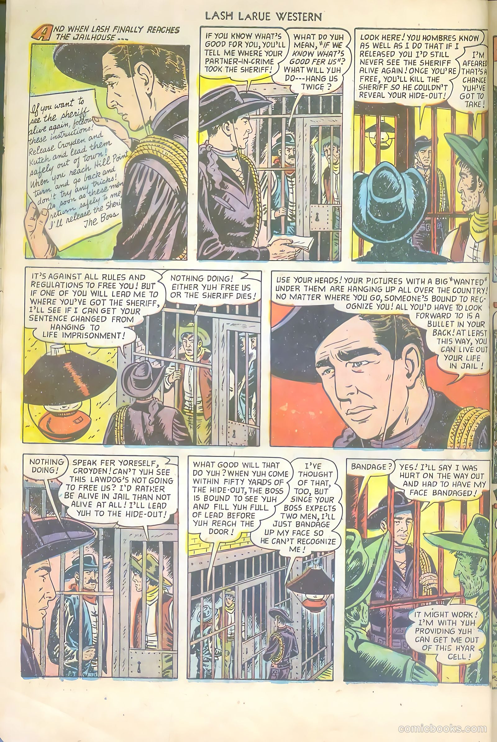 Lash LaRue Western #43 (1953) — page 6 of 36