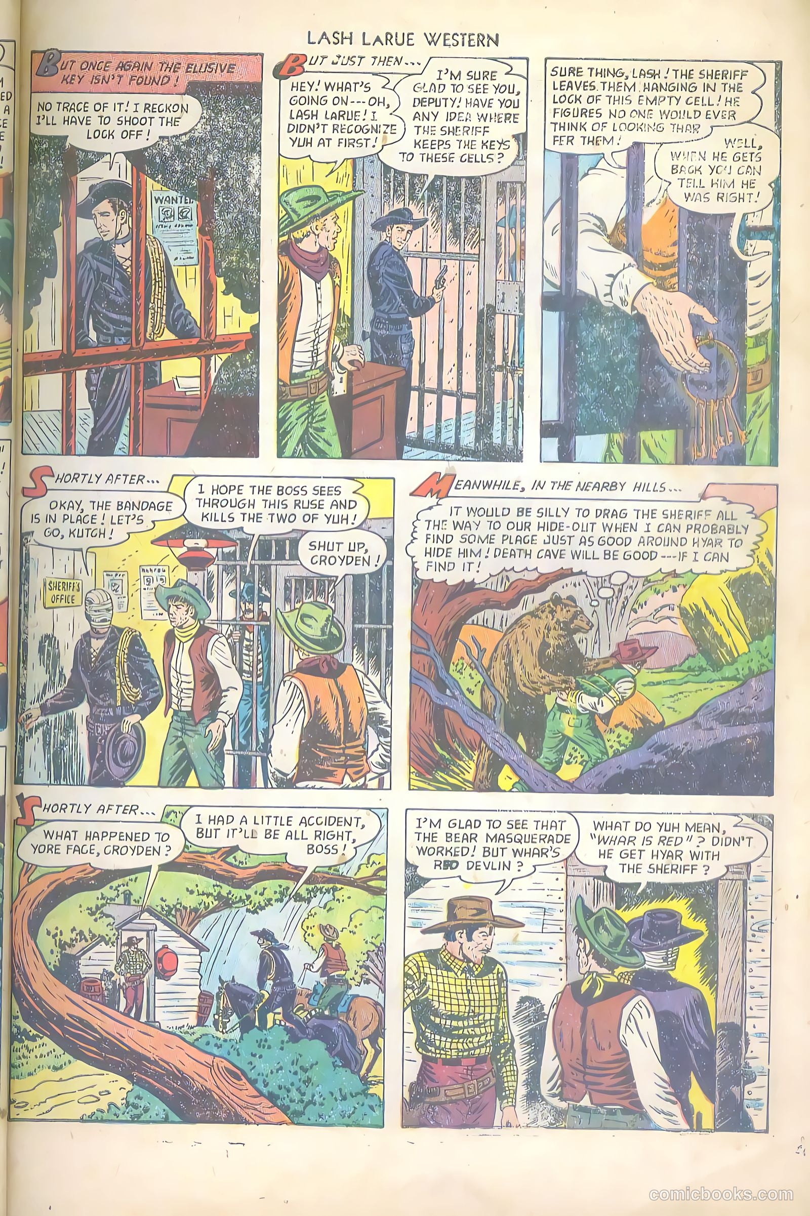 Lash LaRue Western #43 (1953) — page 7 of 36