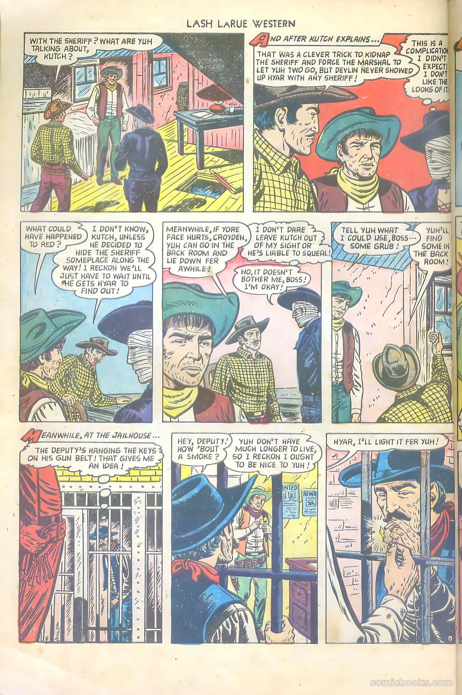 Lash LaRue Western #43 (1953) — page 8 of 36